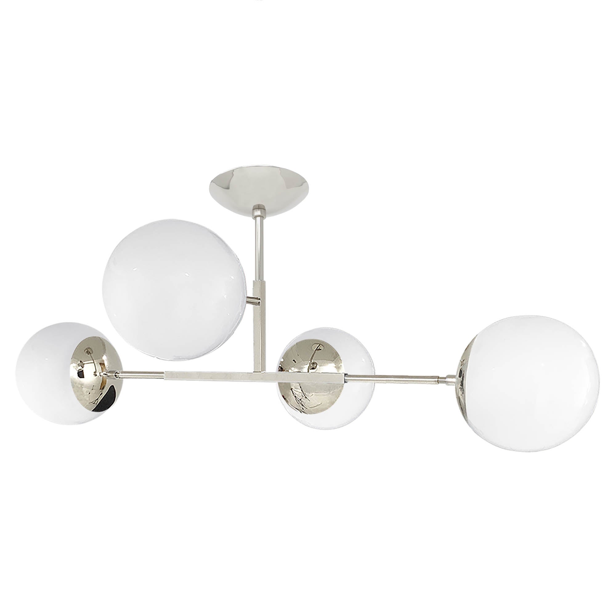 nickel big status flush mount 42" dutton brown lighting