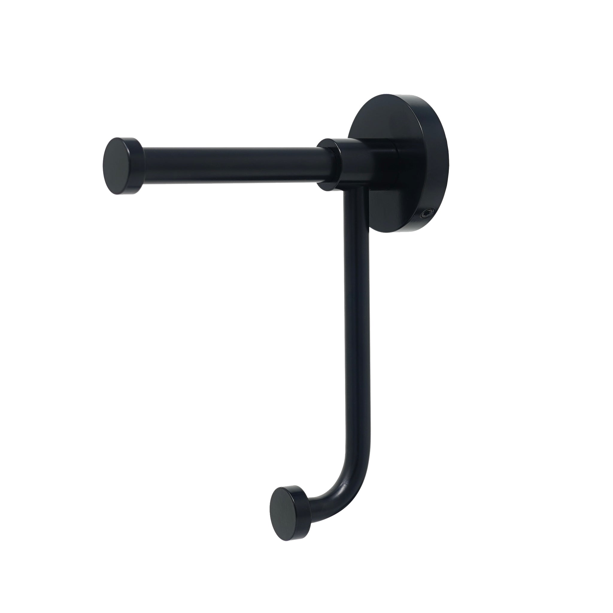 black Dapper wall hook 5" hardware Dutton Brown