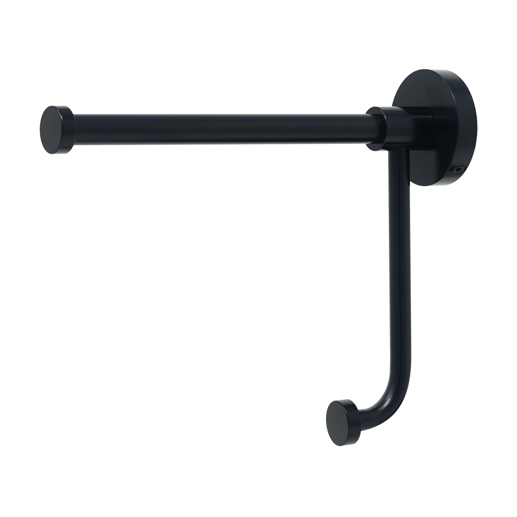 black Dapper wall hook 8" hardware Dutton Brown