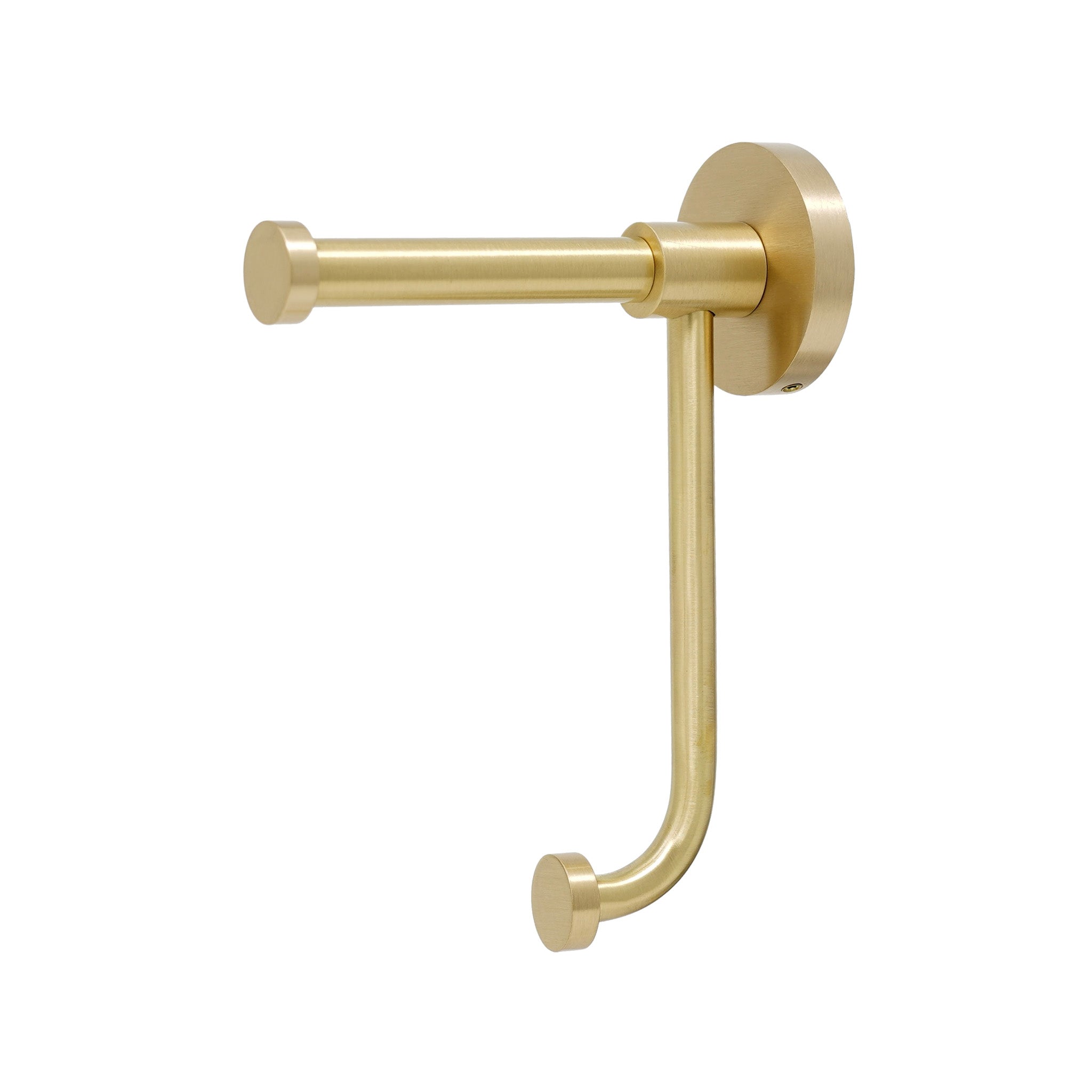 brass Dapper wall hook 5" hardware Dutton Brown