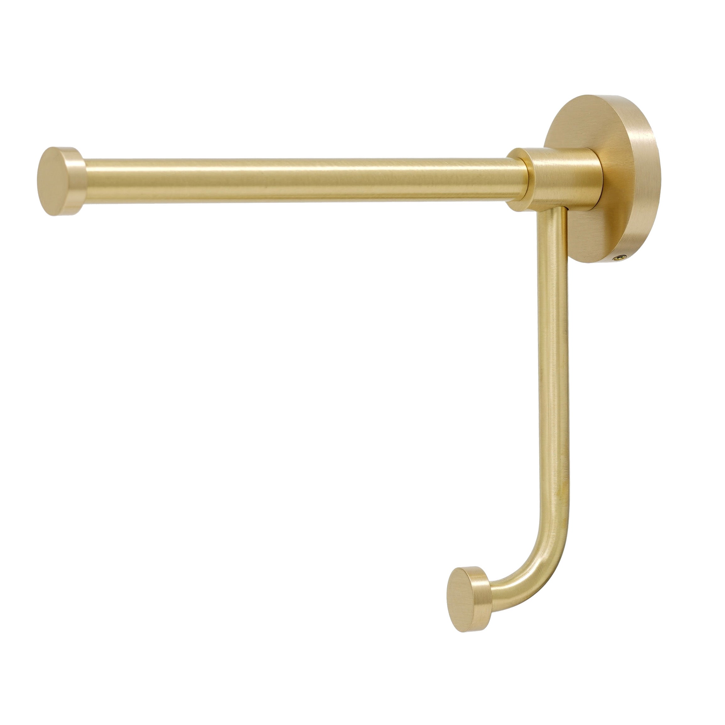 brass Dapper wall hook 8" hardware Dutton Brown