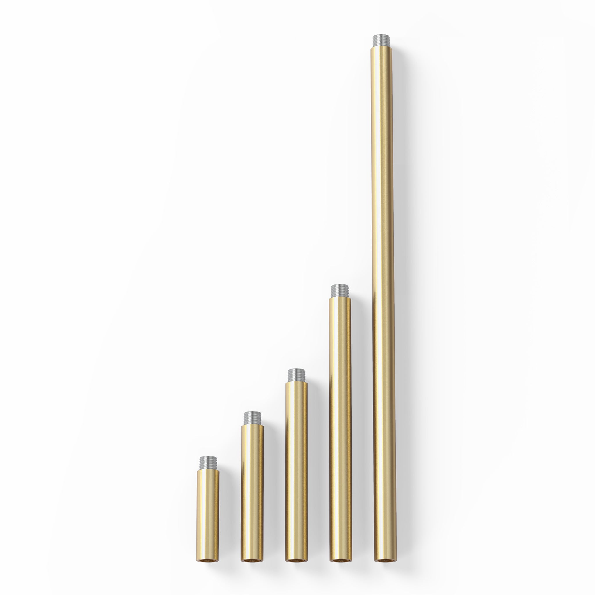 brass female extension rods dutton brown lighting