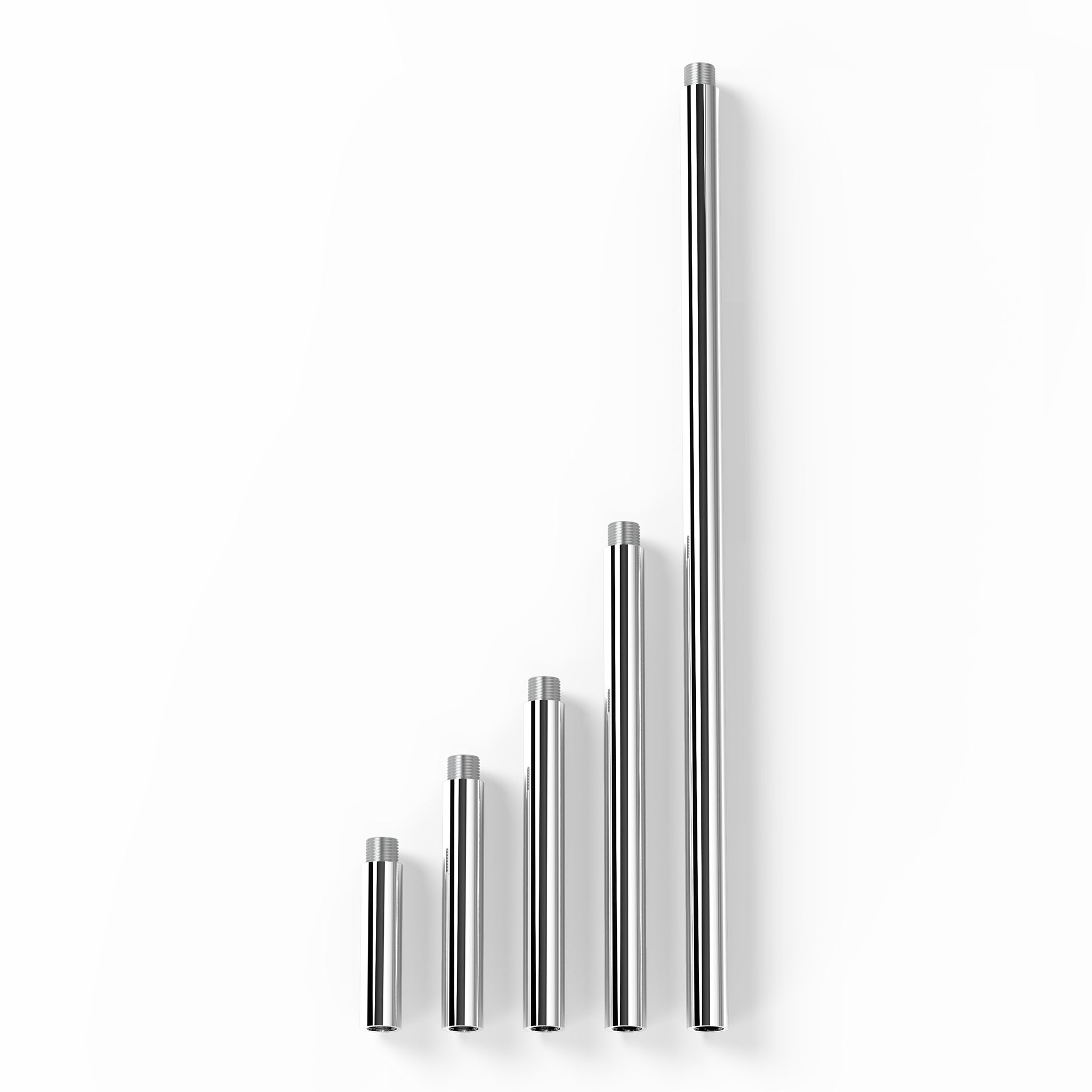 nickel black extension rod dutton brown lighting
