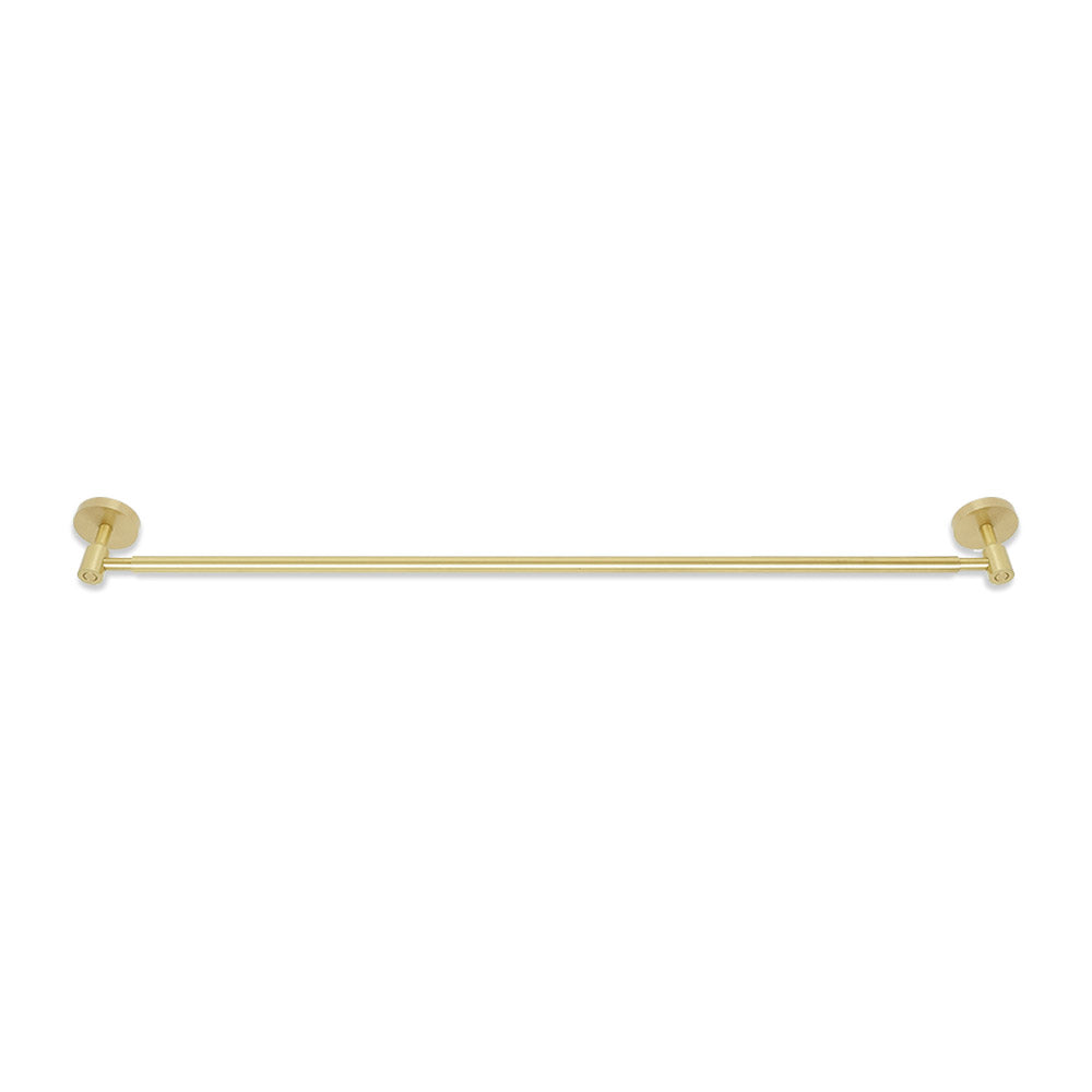 Brass Head towel bar 24" Dutton Brown hardware