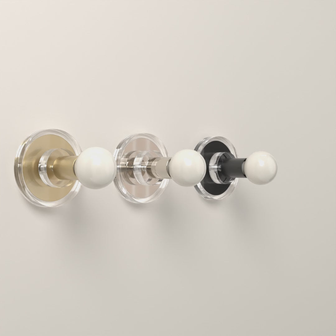 Lepore Sconce in All Brass, All Nickel and All Black, 8-second product video. Dutton Brown lighting