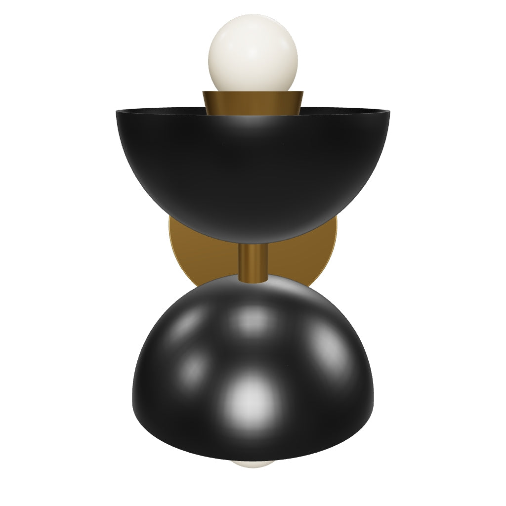 3D Viewer Dutton Brown Amigo Sconce Brass Black