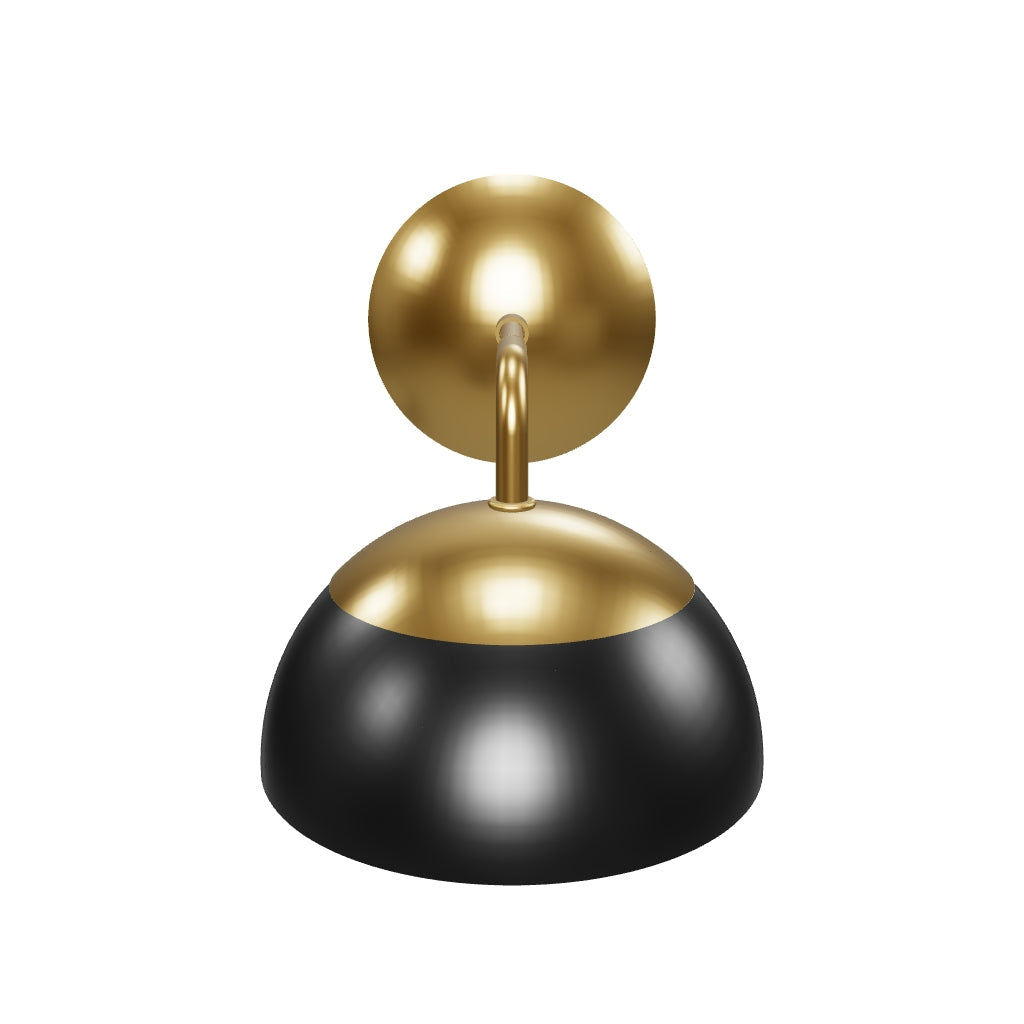 3D Viewer Dutton Brown Cadbury Sconce 8 Brass Black