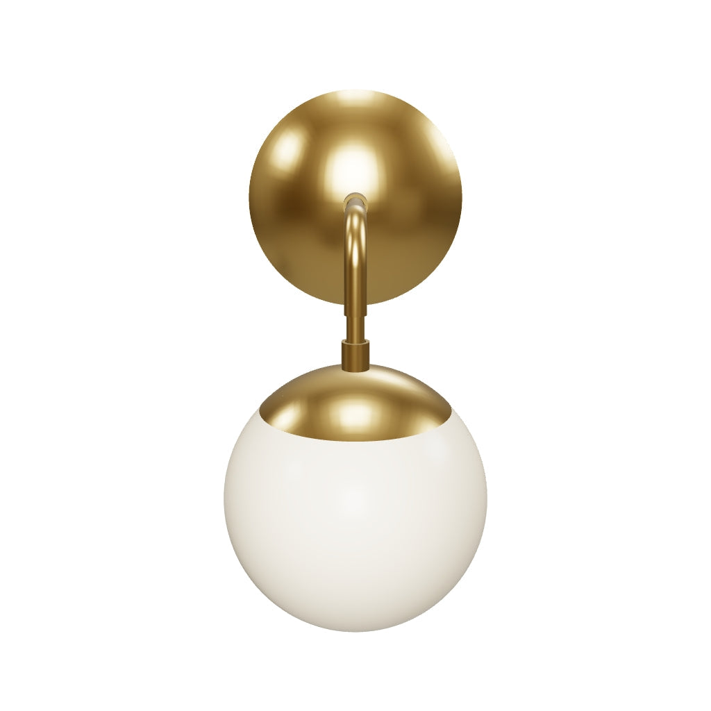 3D Viewer Dutton Brown Cap Sconce 6 Brass