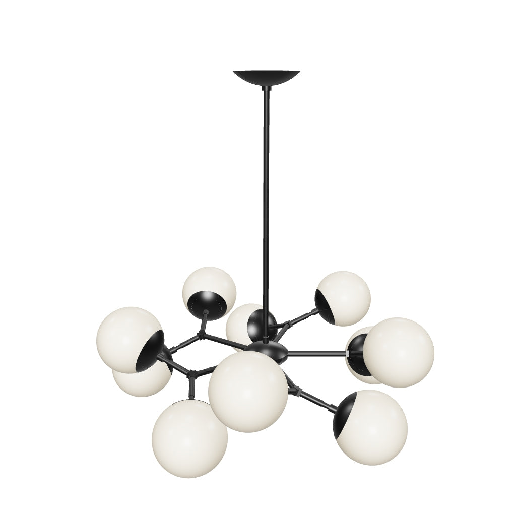 3D Viewer Dutton Brown Crown Chandelier 32 Black