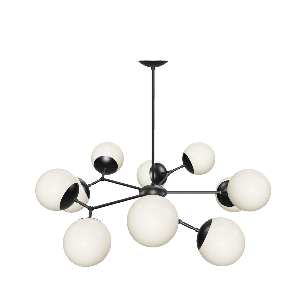 3D Viewer Dutton Brown Crown Chandelier 46 Black