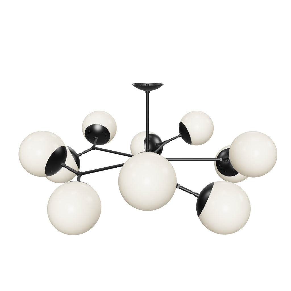3D Viewer Dutton Brown Crown Flush Mount 46 Black