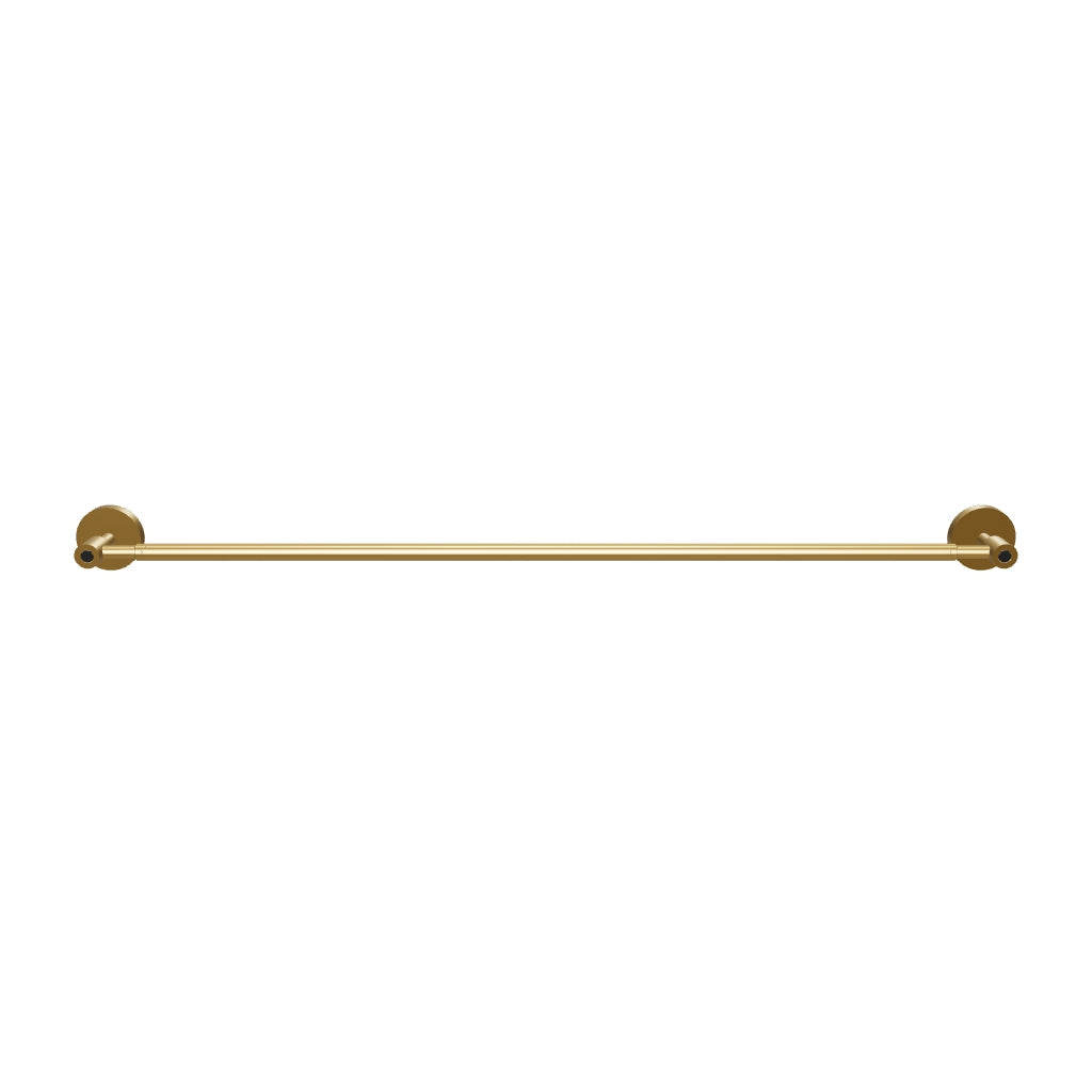 3D Viewer Dutton Brown Head Towel Bar Brass Black