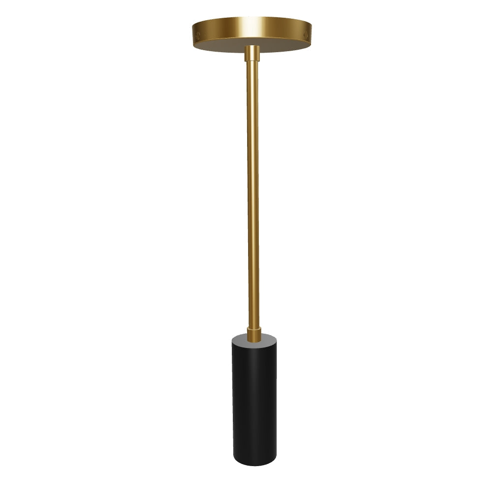 3D Viewer Dutton Brown Reader Pendant Brass Black