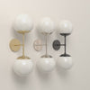 Cap Double Sconce 8 in All Brass, All Nickel and All Black, 8-second product video. Dutton Brown lighting
