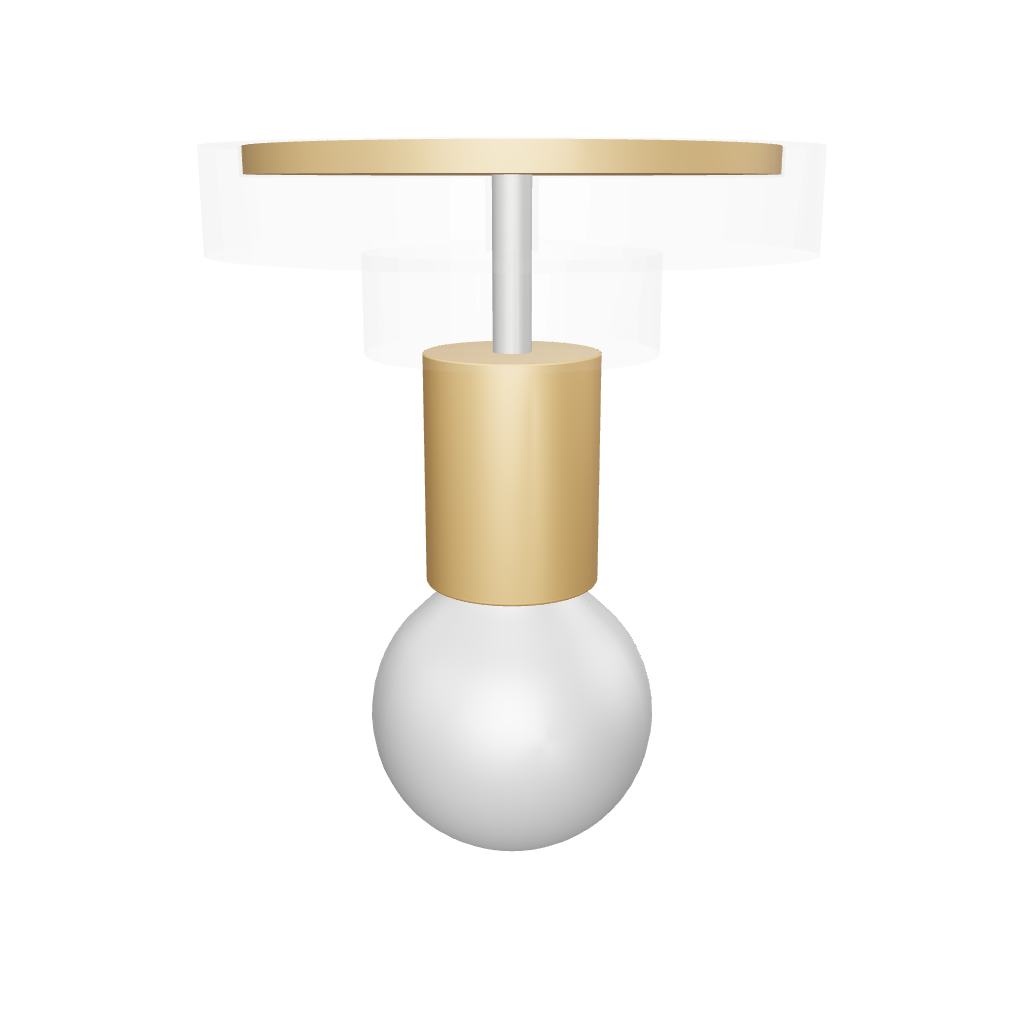 3D model viewer file Lepore Flush Mount