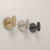 Persona Hook in All Brass, All Nickel and All Black, 8-second product video. Dutton Brown lighting