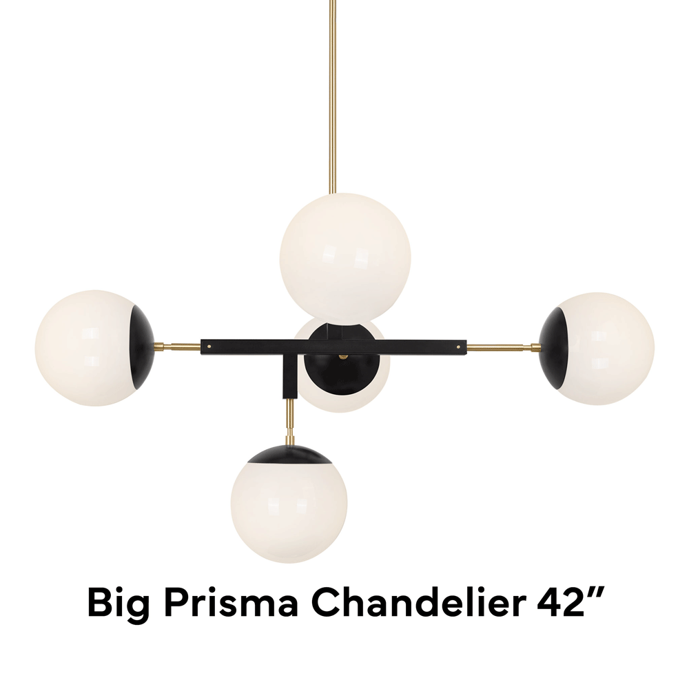 Prisma chandelier size comparison