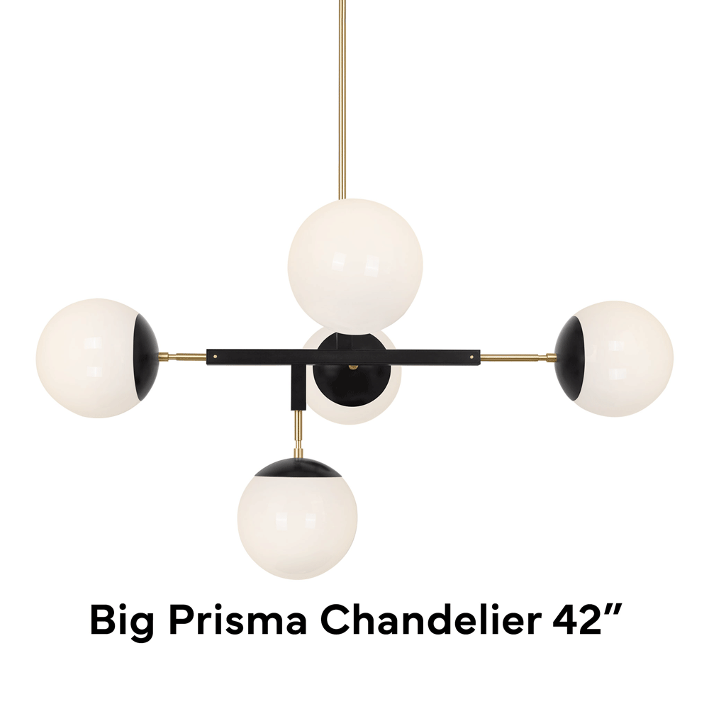Brass and black Prisma size comparison Dutton Brown gif