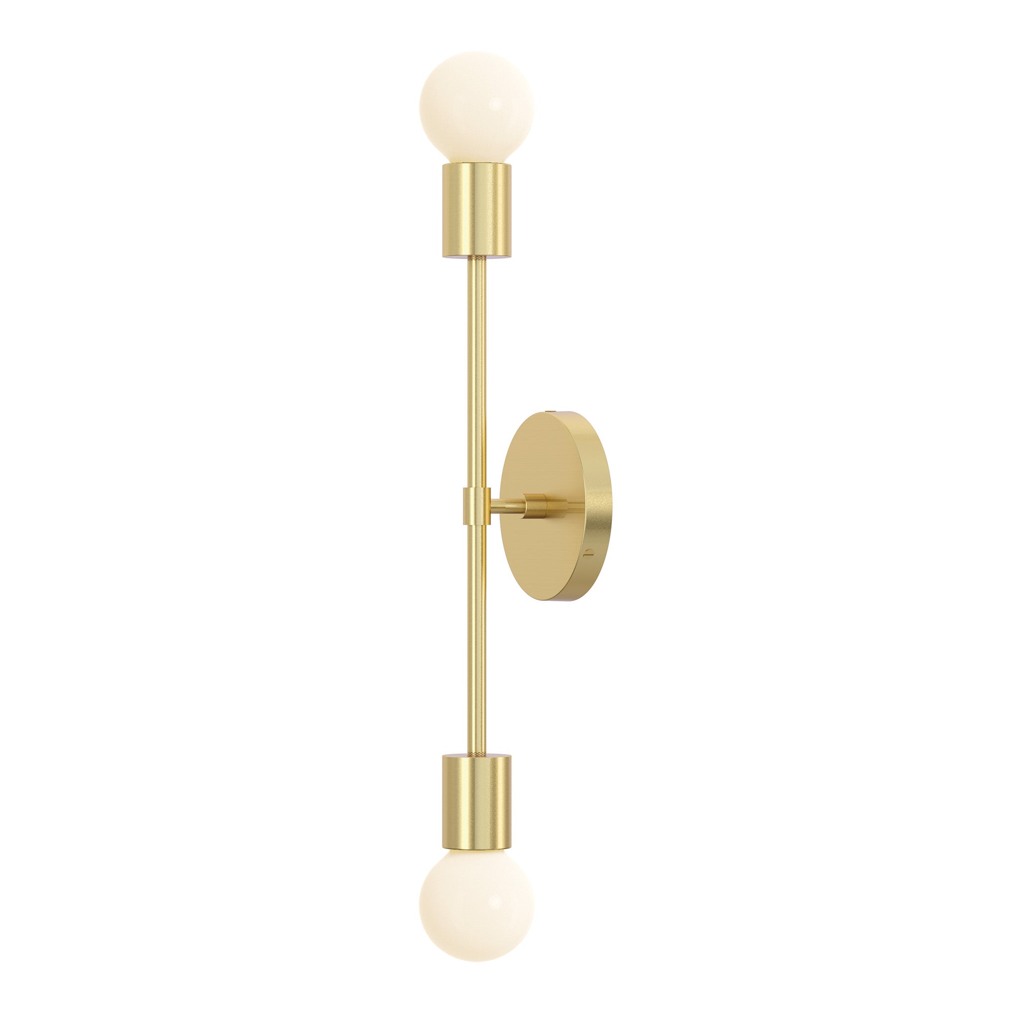 brass scepter sconce 18" dutton brown lighting