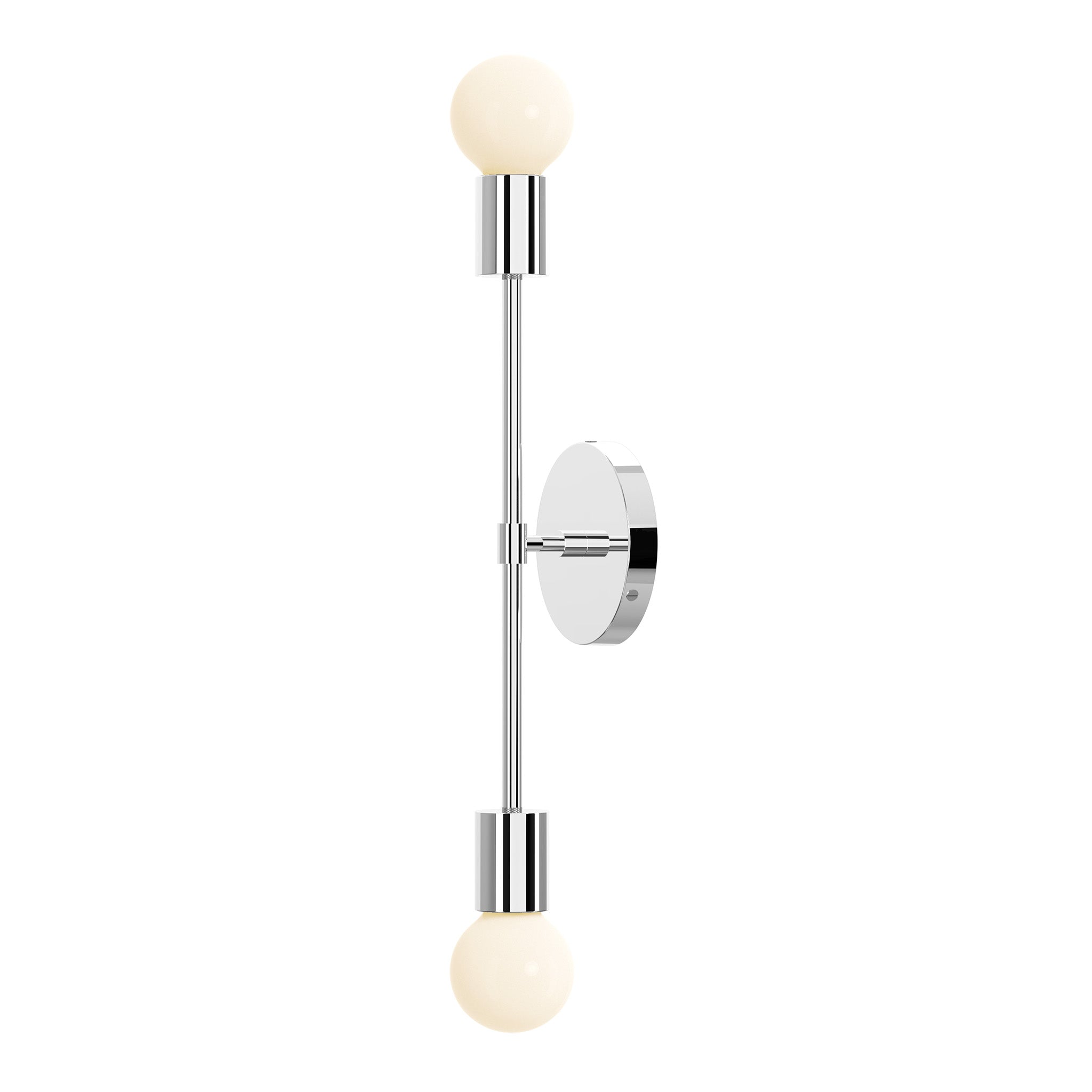 nickel scepter sconce 18" dutton brown lighting