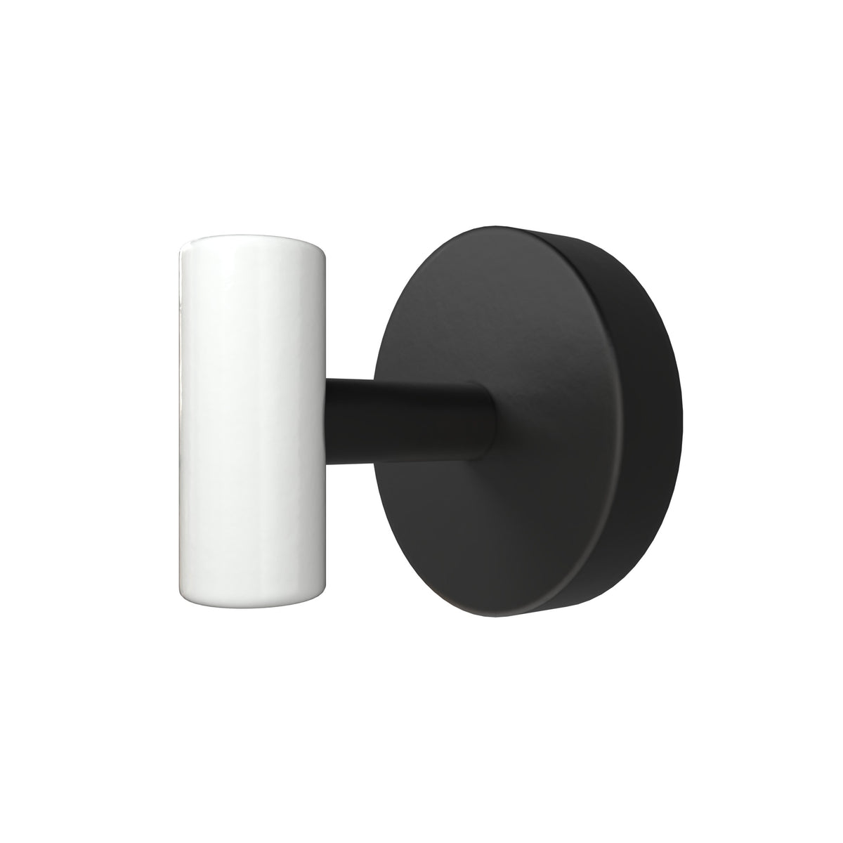 Black and White color Swift Hook Dutton Brown hardware