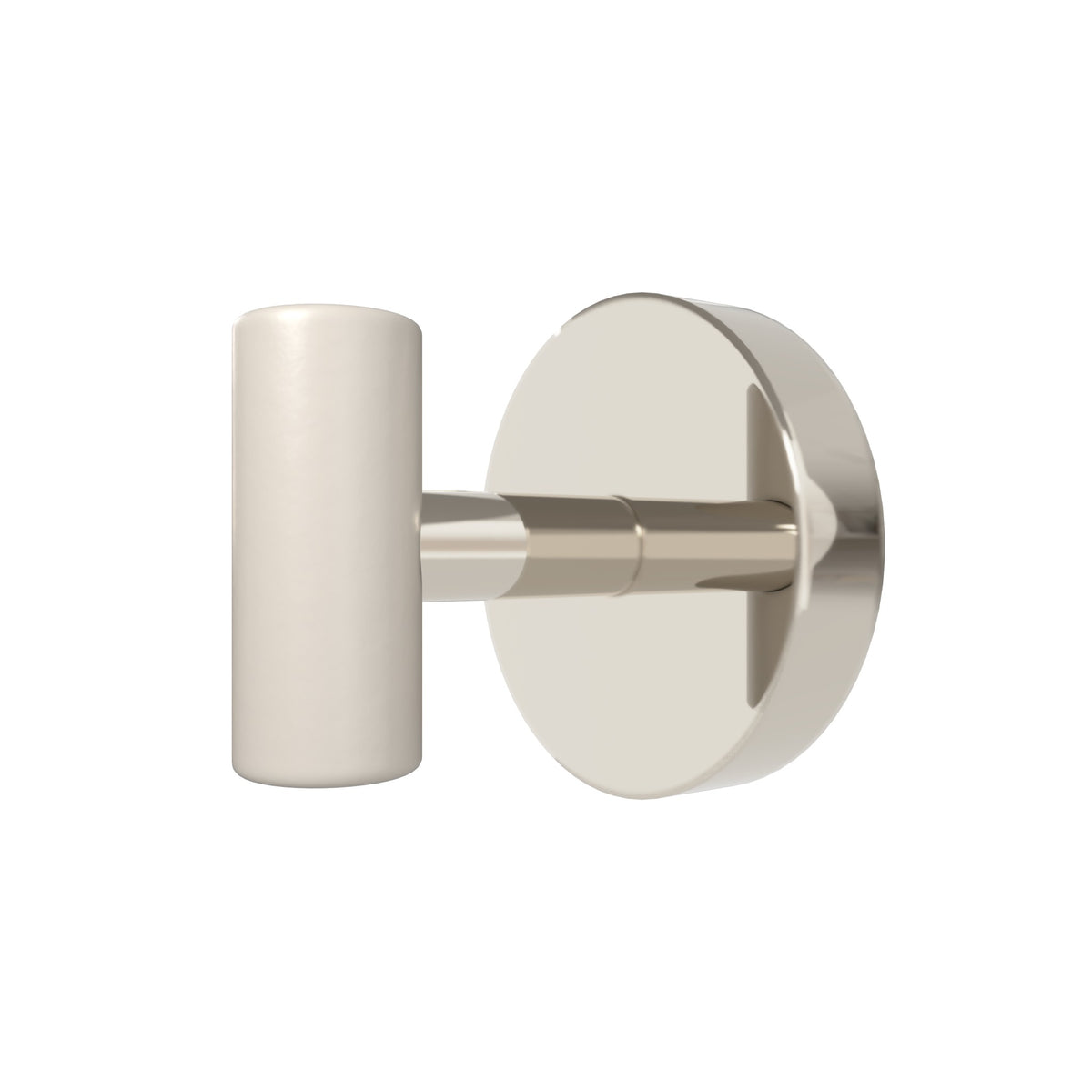 Nickel and Bone color Swift Hook Dutton Brown hardware