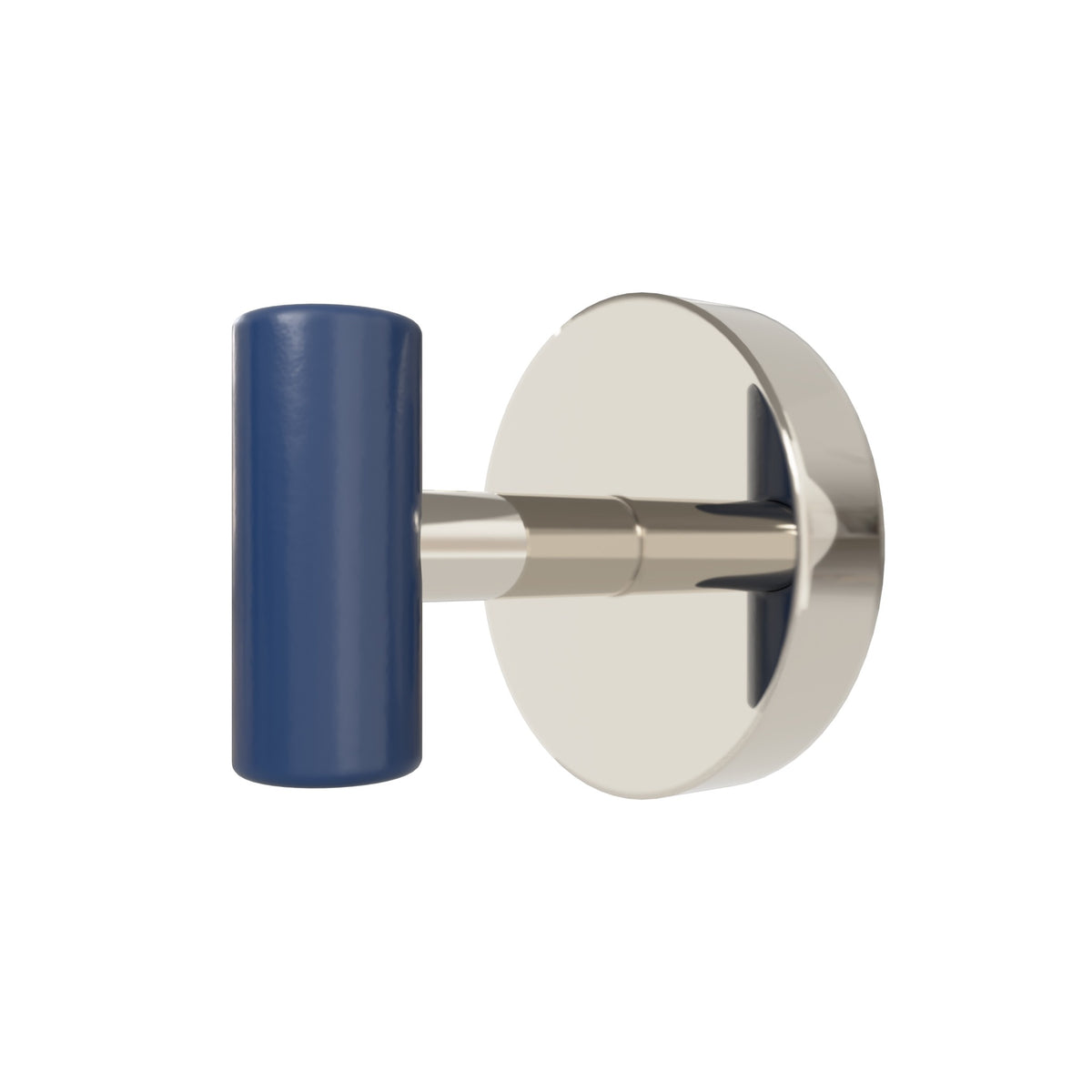 Nickel and Cobalt color Swift Hook Dutton Brown hardware