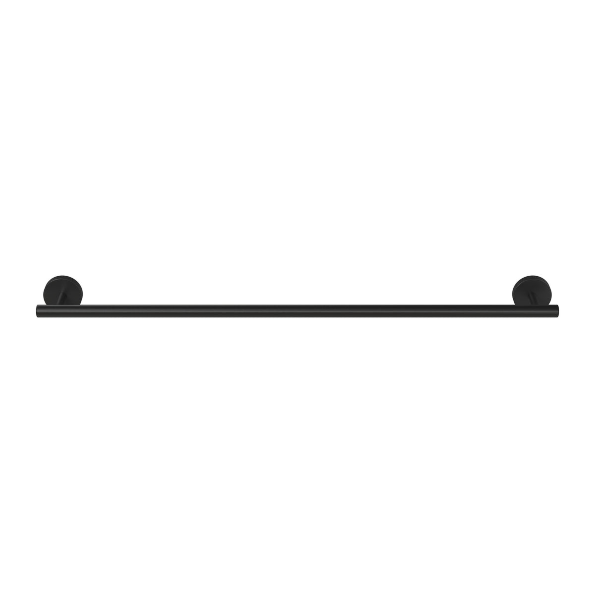 Black and Black color Swift Towel Bar 24" Dutton Brown hardware