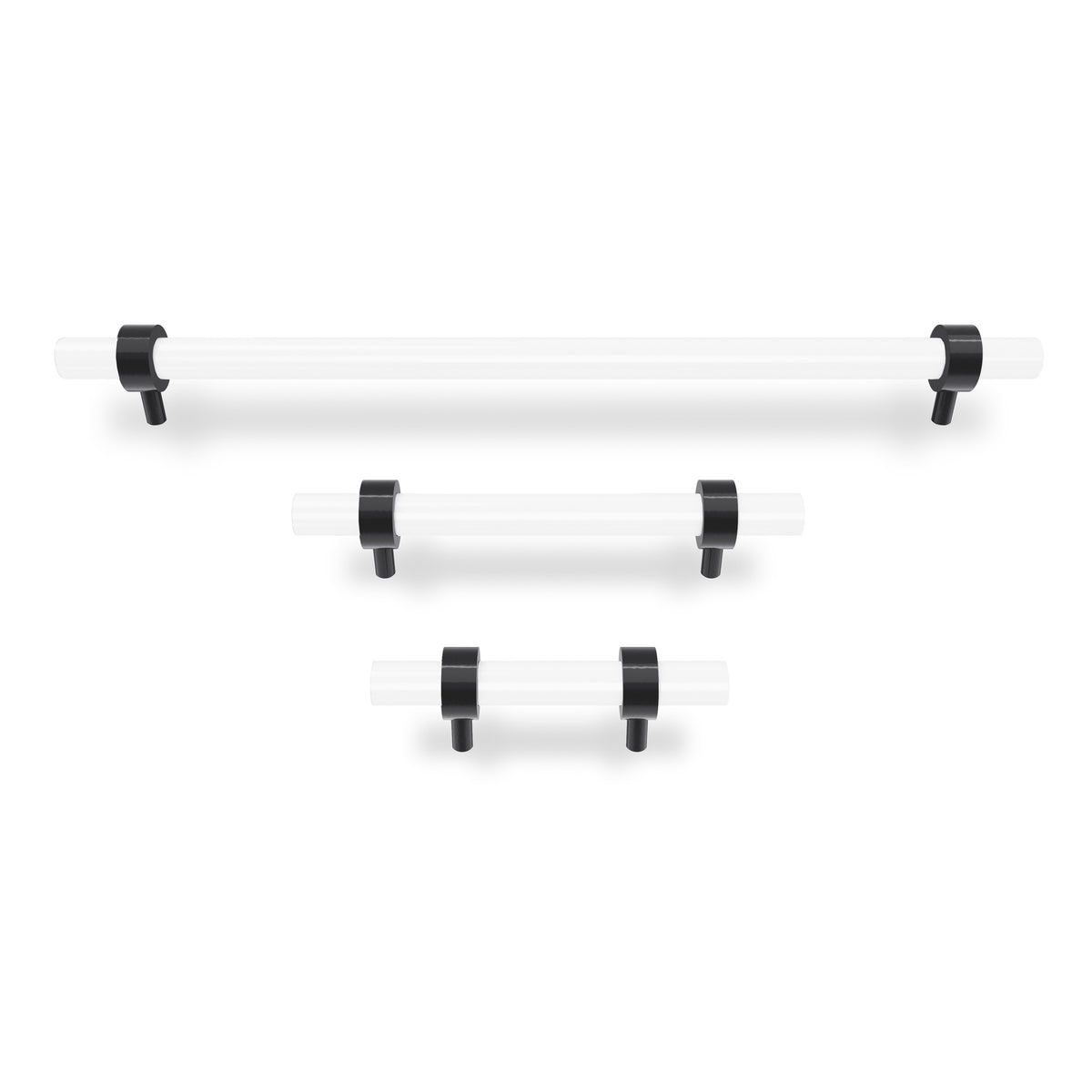 Black and white color Caliber pull Dutton Brown hardware