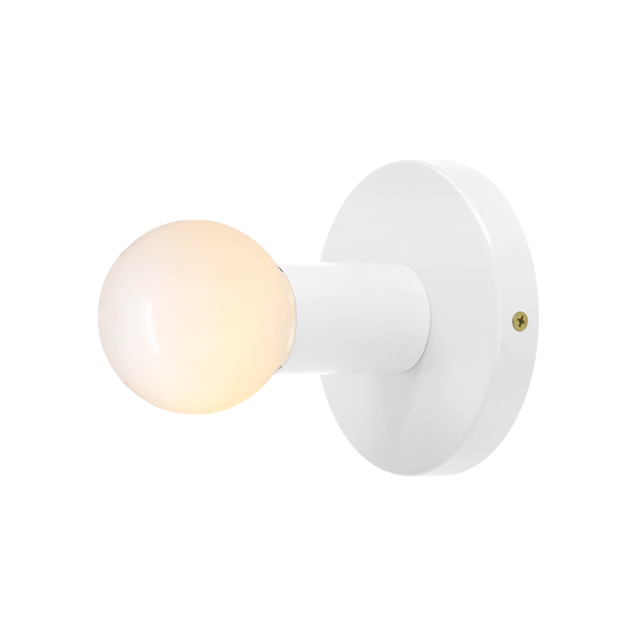Brass and white color Twink sconce Dutton Brown lighting
