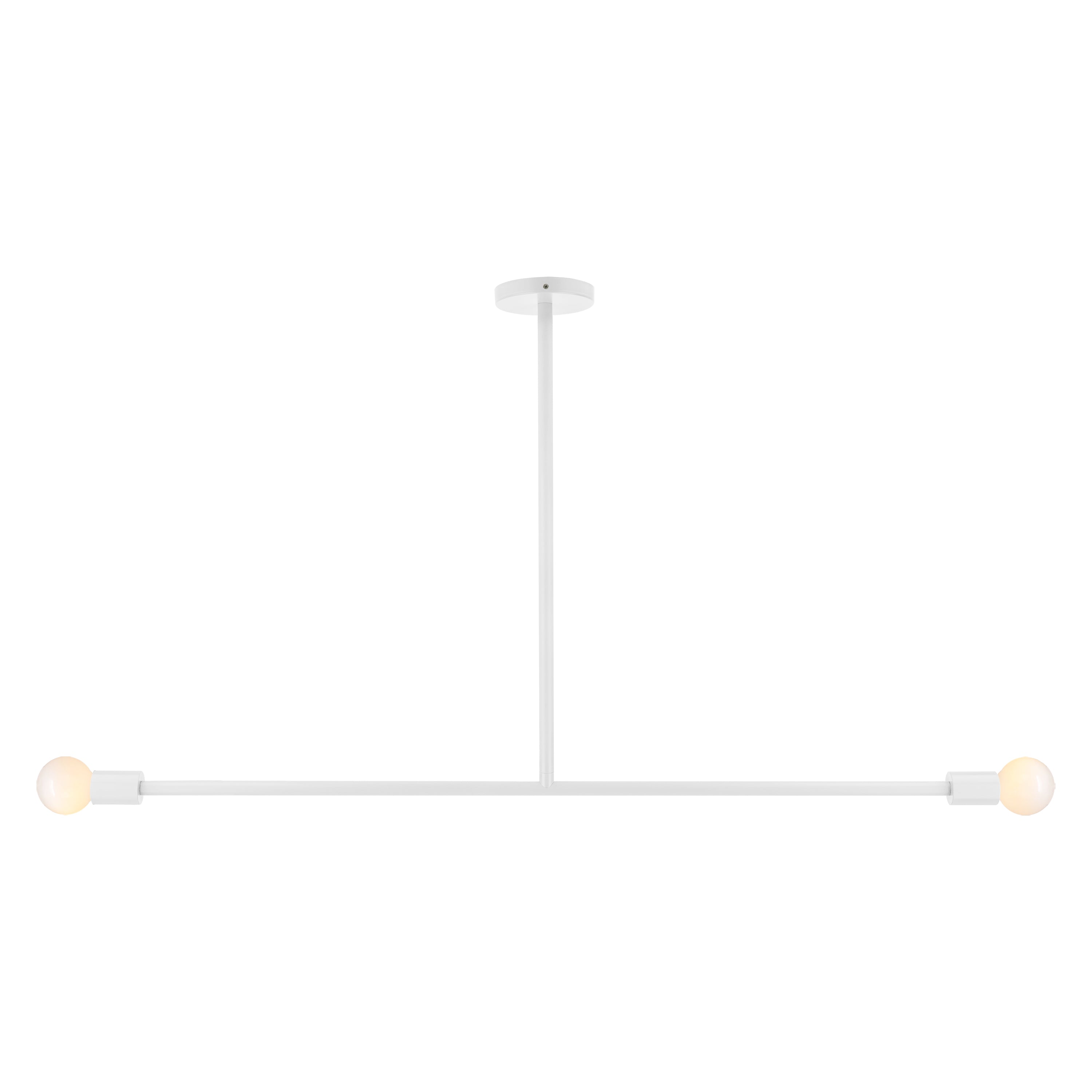 White color Pilot pendant 47" Dutton Brown lighting
