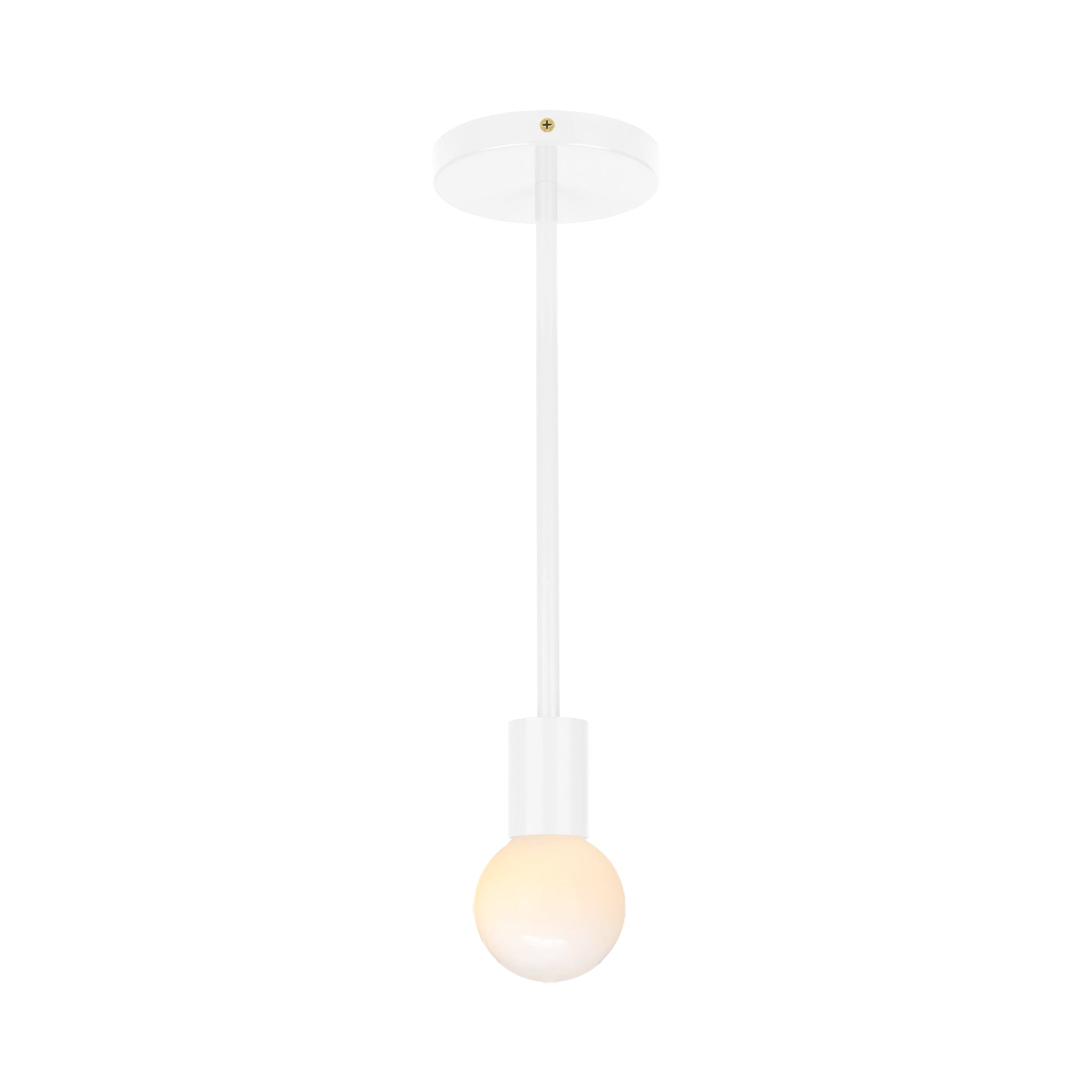 Brass and white color Twink pendant Dutton Brown lighting