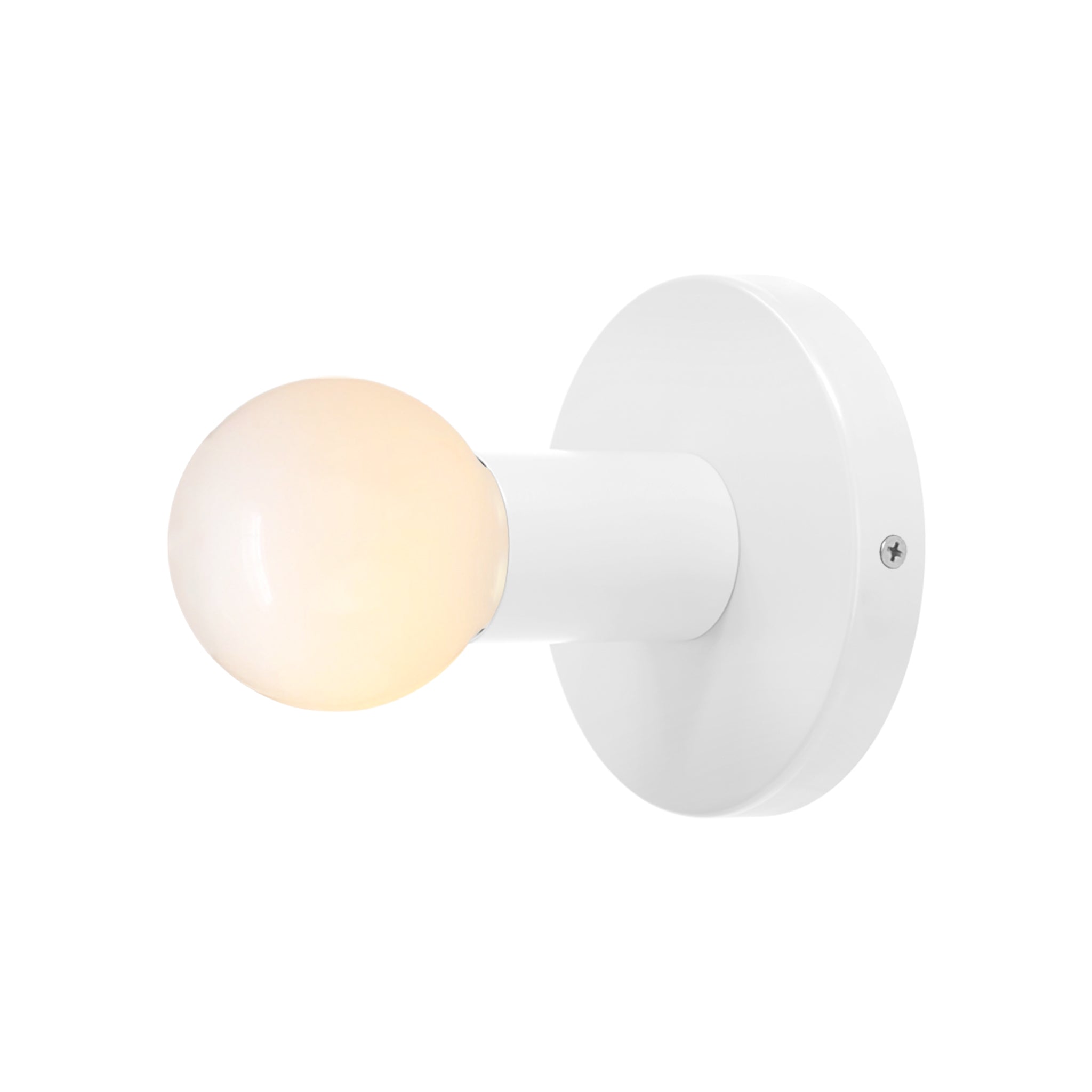Nickel and white color Twink sconce Dutton Brown lighting