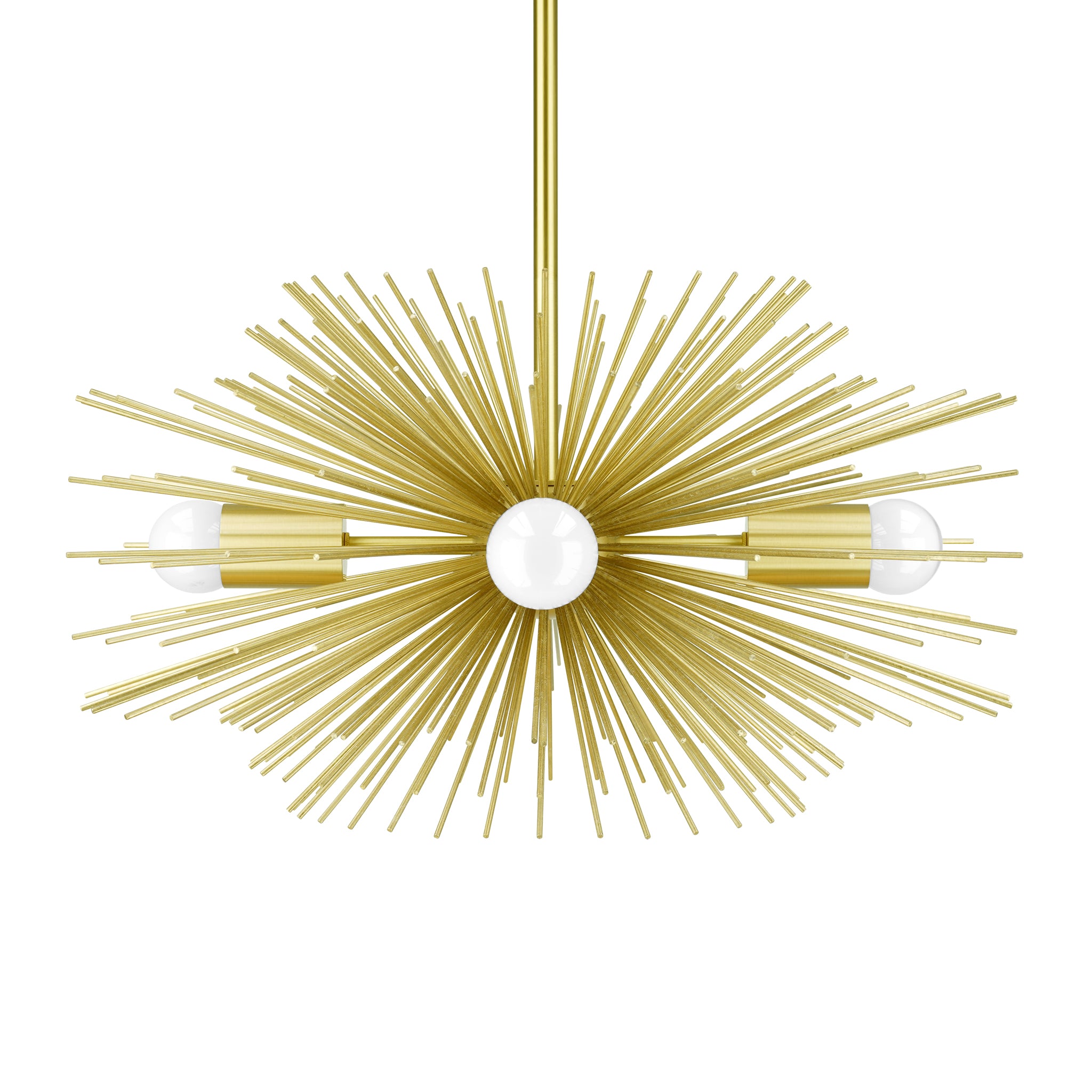 Brass Urchin chandelier 20" Dutton Brown lighting