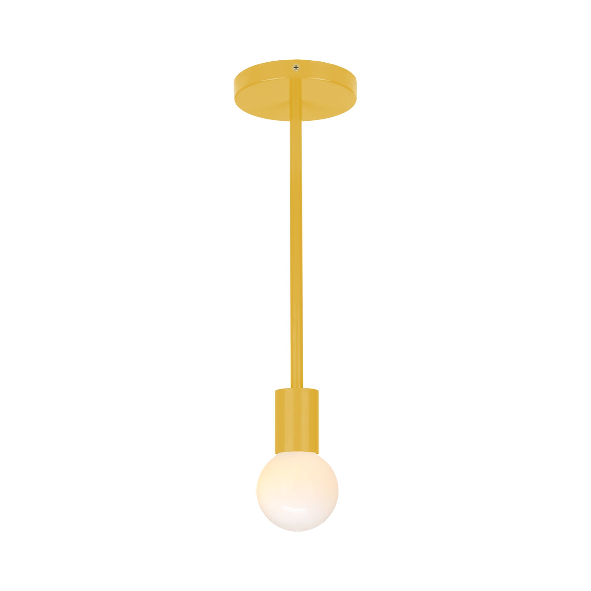 Brass and ochre color Twink pendant Dutton Brown lighting