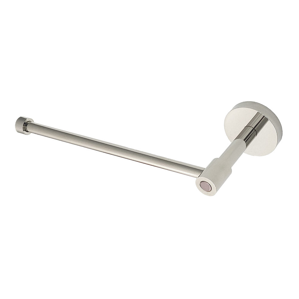 Nickel and barely color Head hand towel bar Dutton Brown hardware