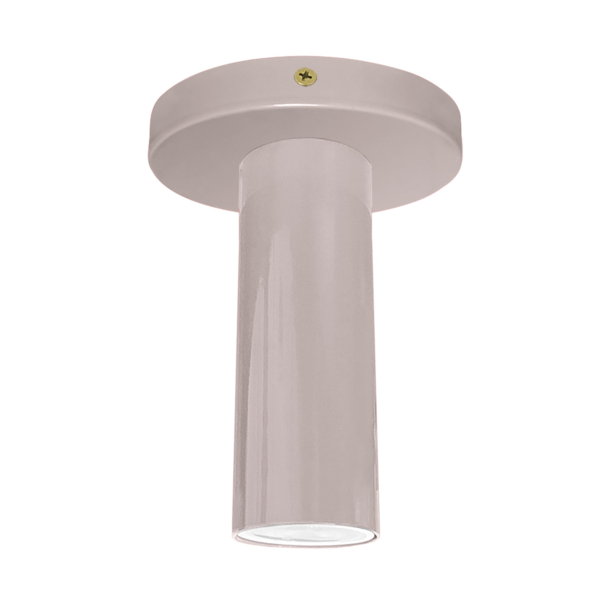Brass and barely color Reader flush mount Dutton Brown lighting