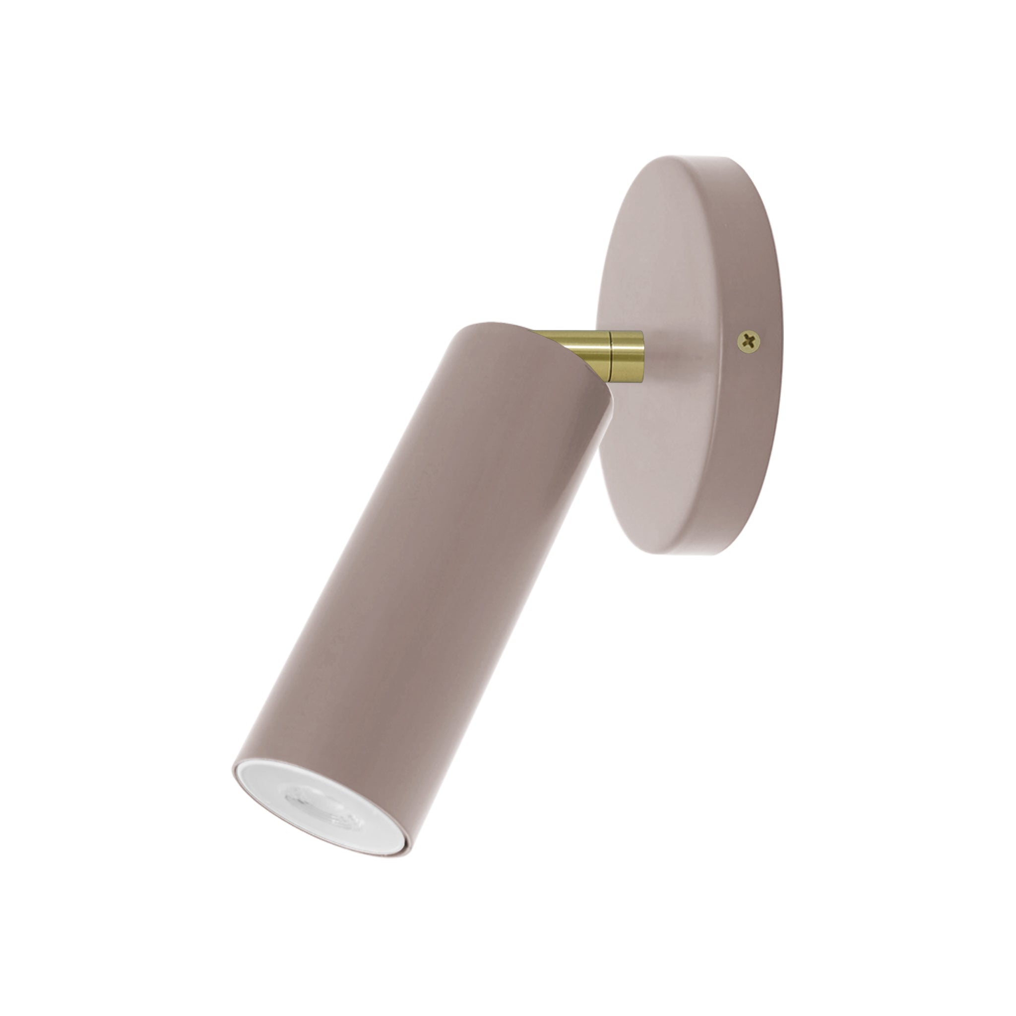 Brass and barely color Reader sconce no arm Dutton Brown lighting