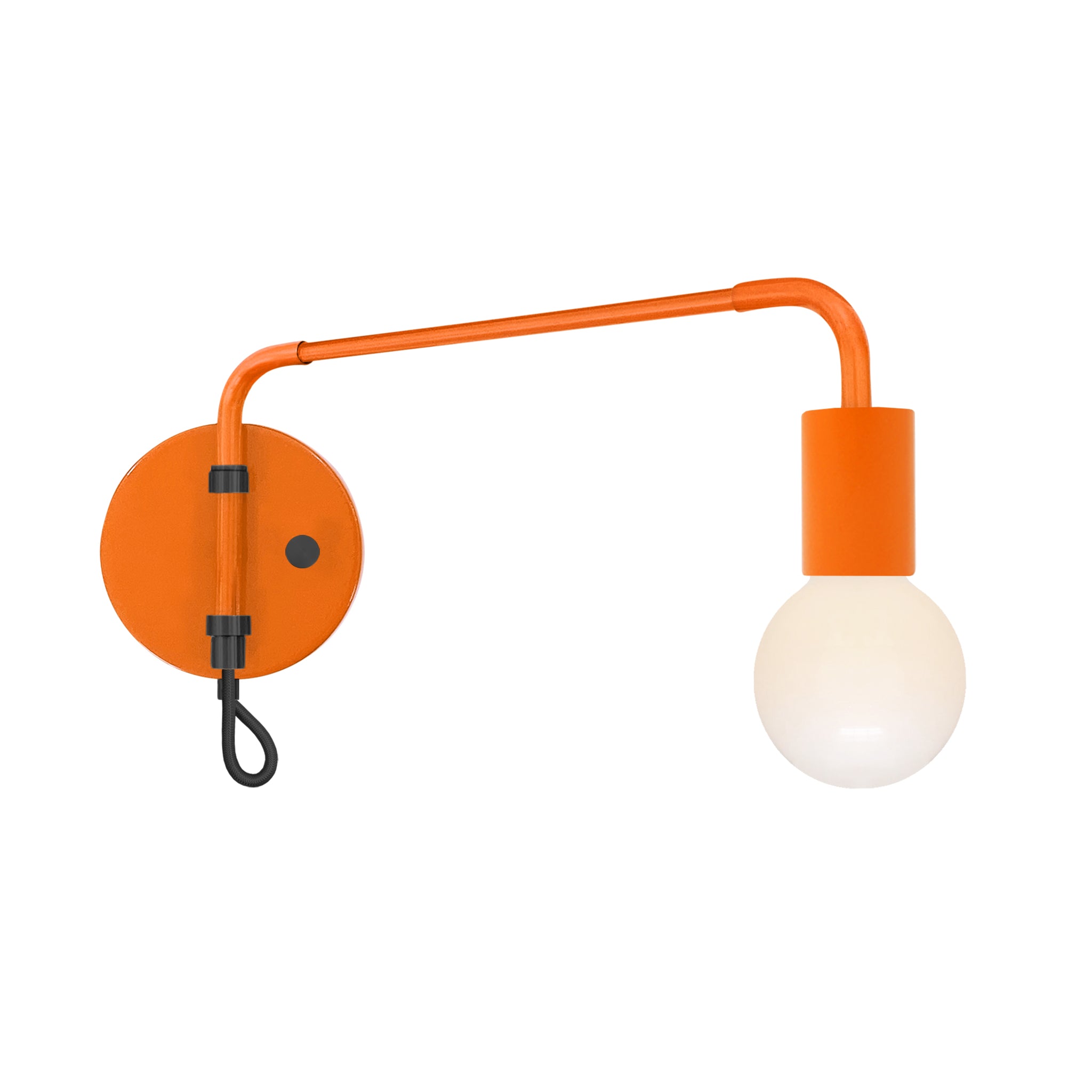 Black and orange color Sway sconce Dutton Brown lighting