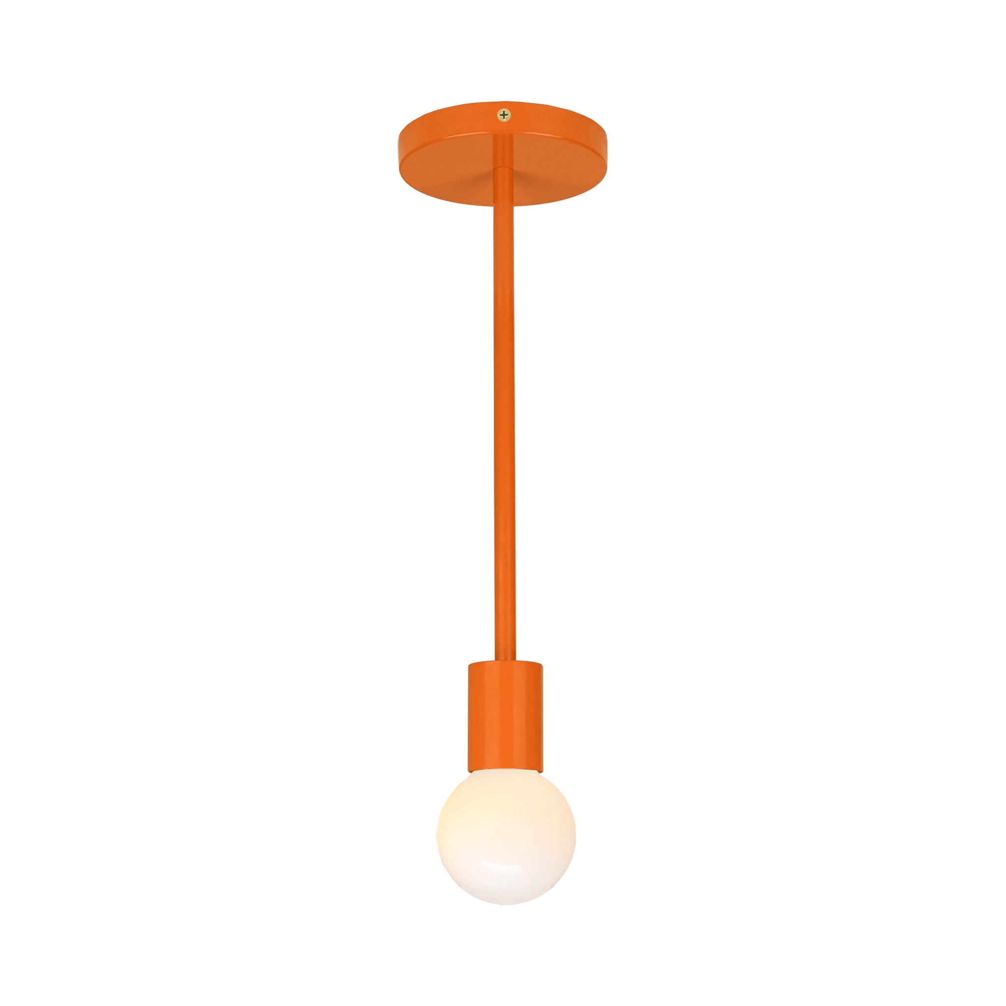 Brass and orange color Twink pendant Dutton Brown lighting