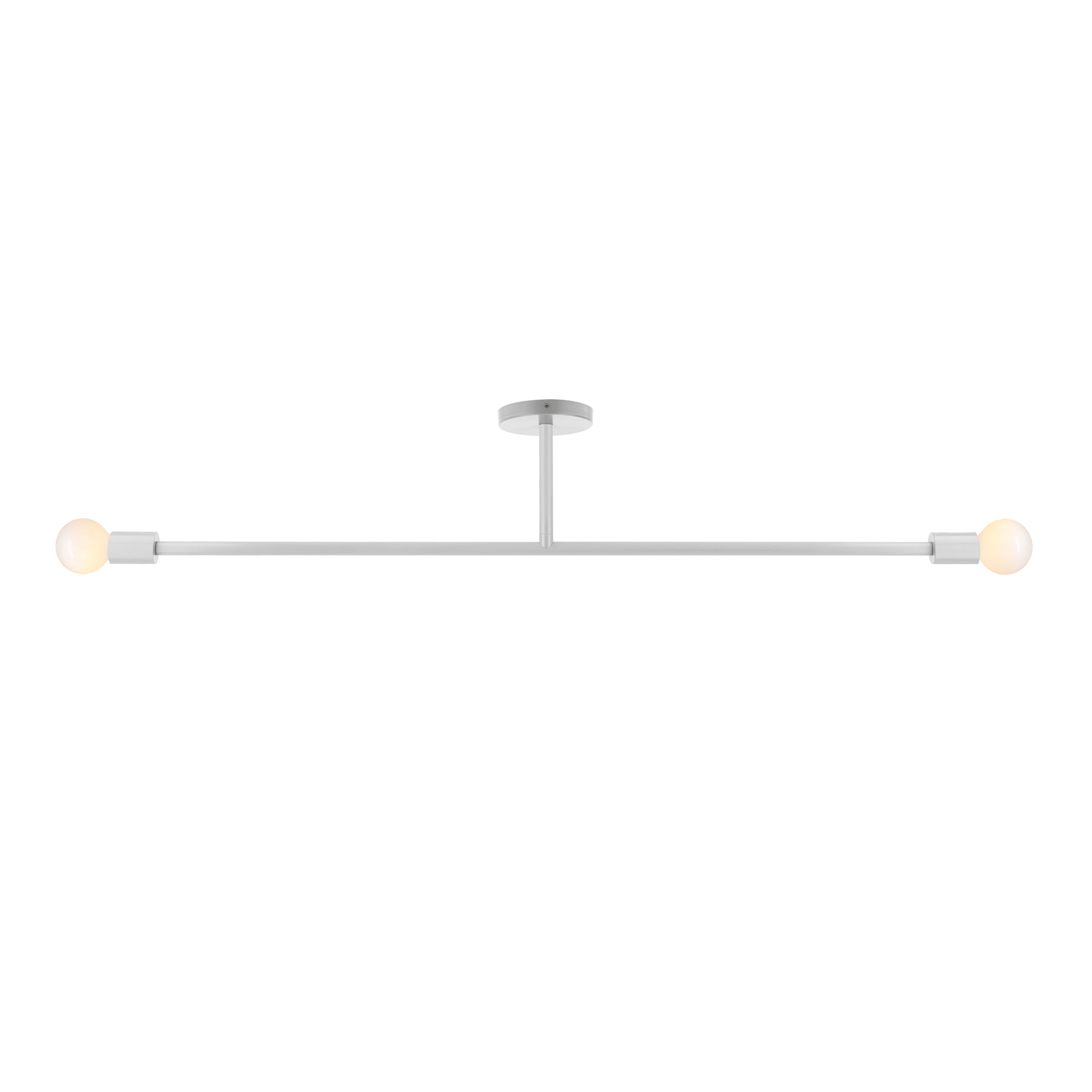 Chalk color Pilot flush mount 47" Dutton Brown lighting