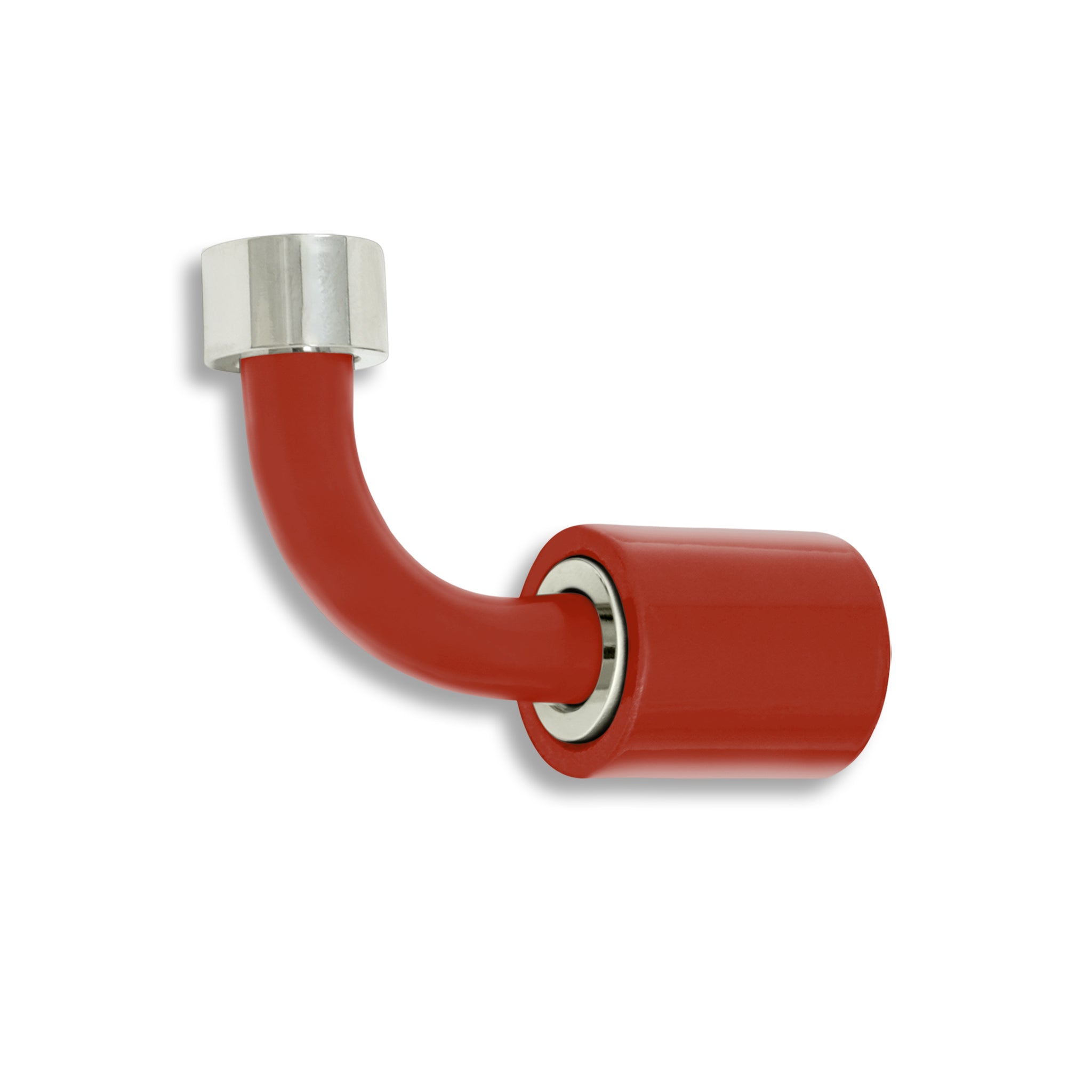 Nickel and riding hood red color Throne hook Dutton Brown hardware