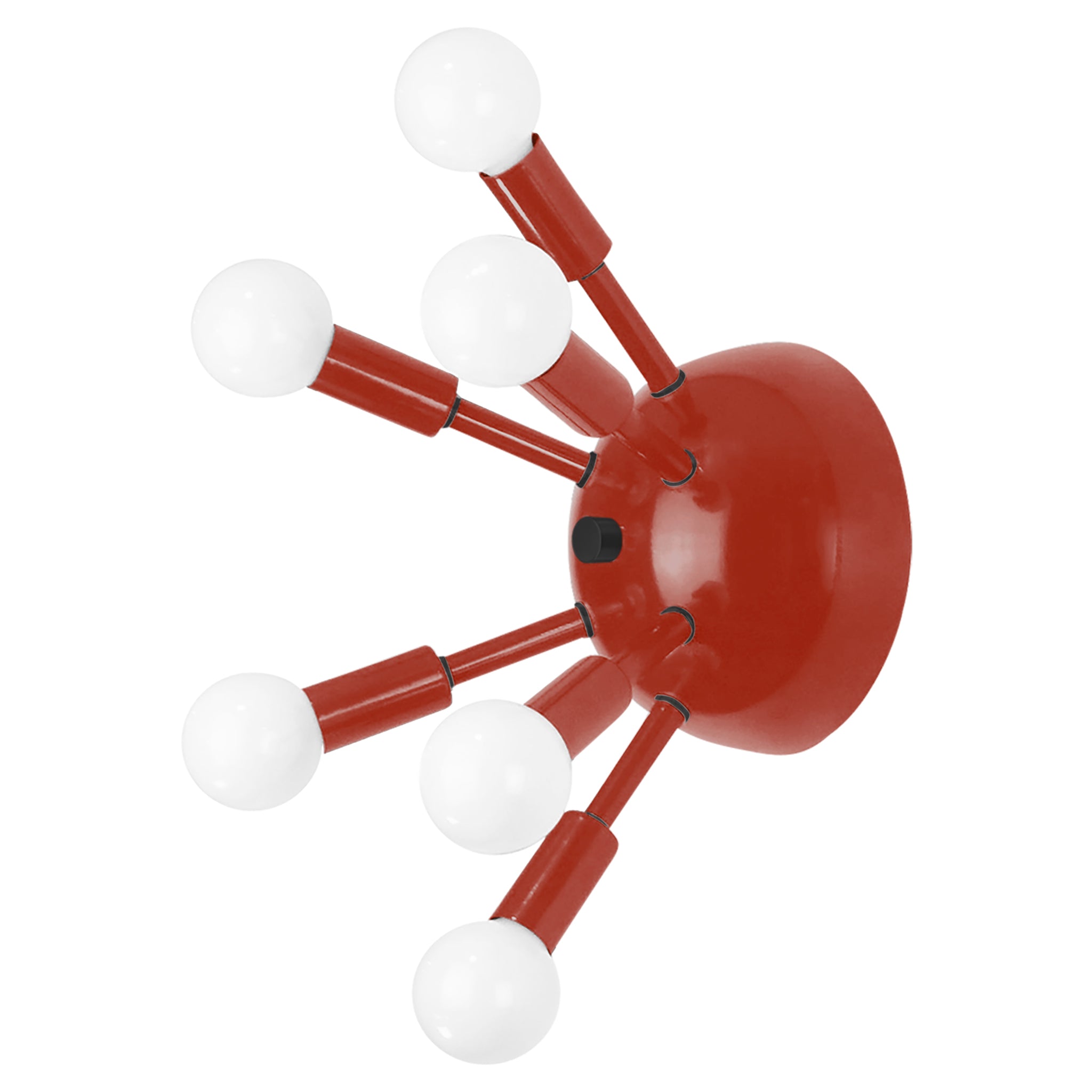 Black and riding hood red color Sputnik sconce Dutton Brown lighting