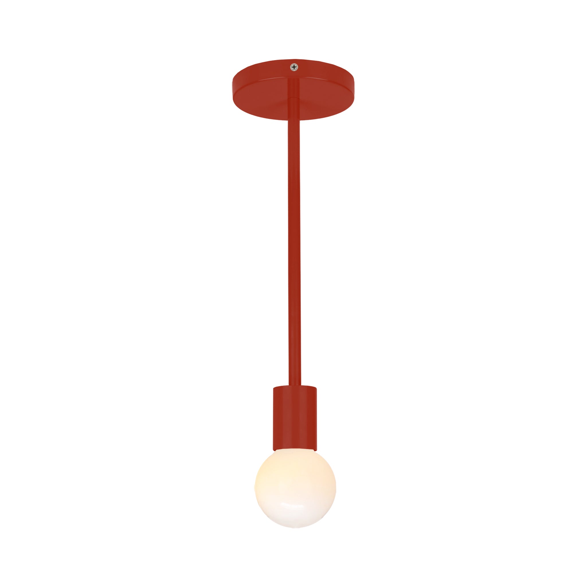 Nickel and riding hood red color Twink pendant Dutton Brown lighting