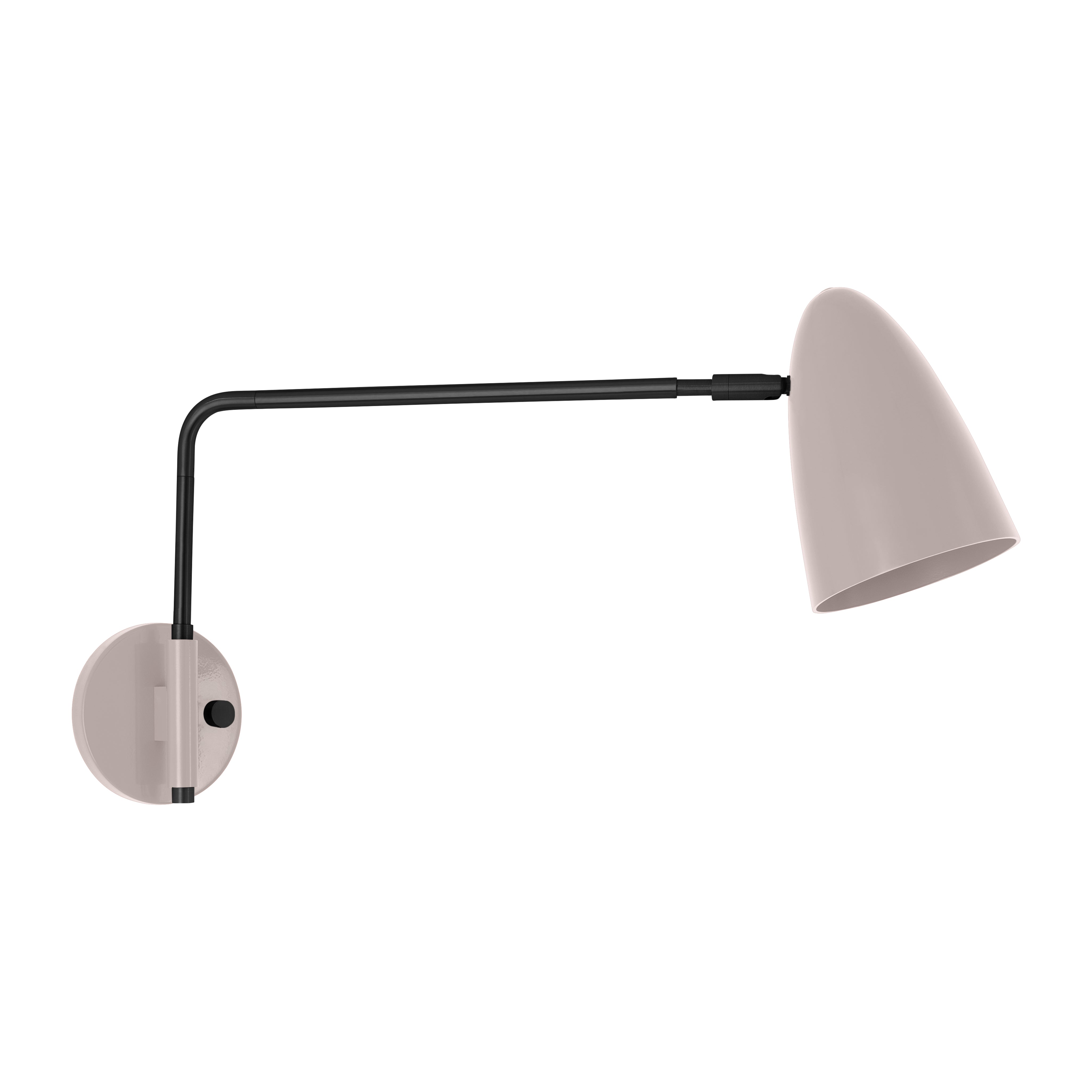 Black and barely color Boom Swing Arm sconce Dutton Brown lighting