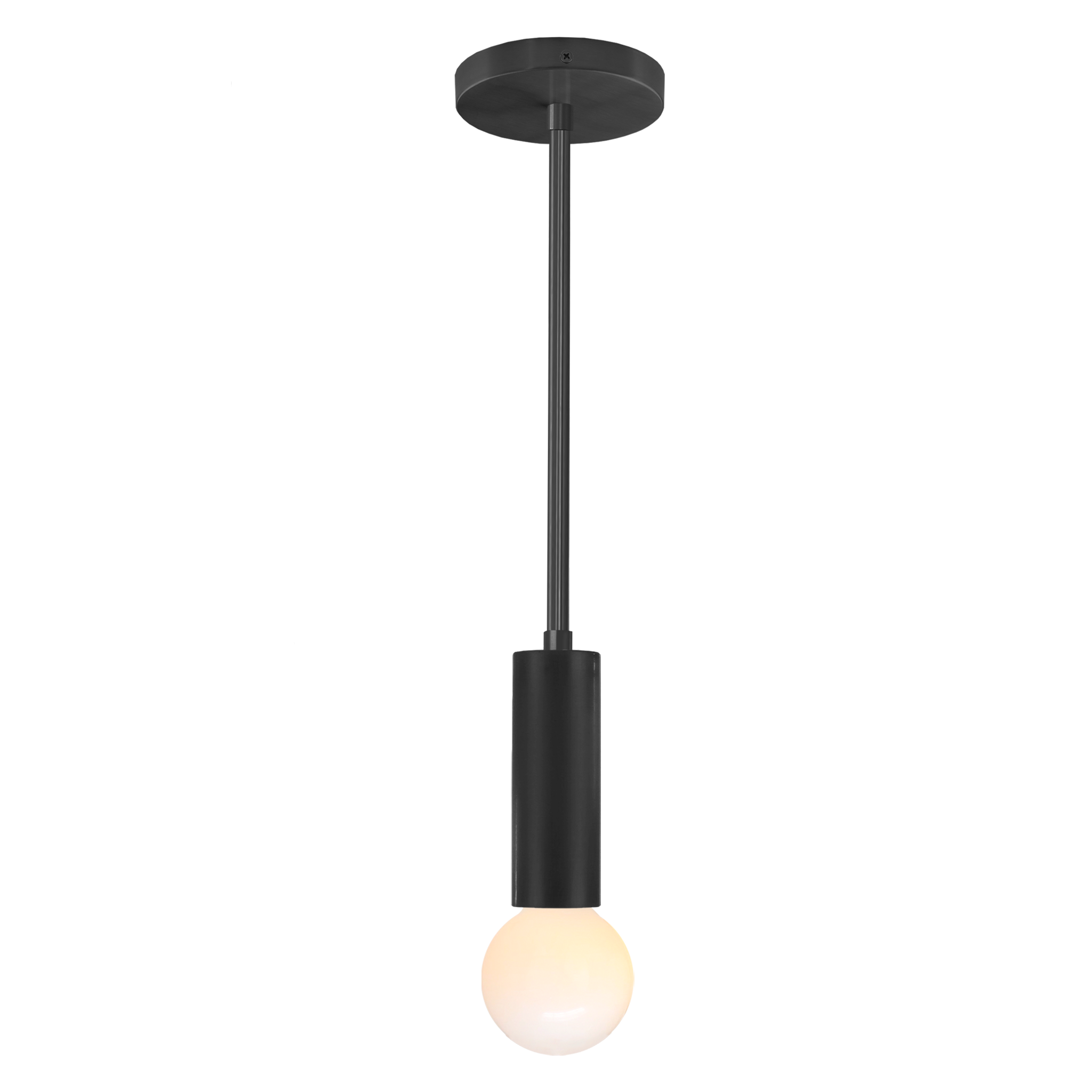 Black and black color Eureka pendant Dutton Brown lighting