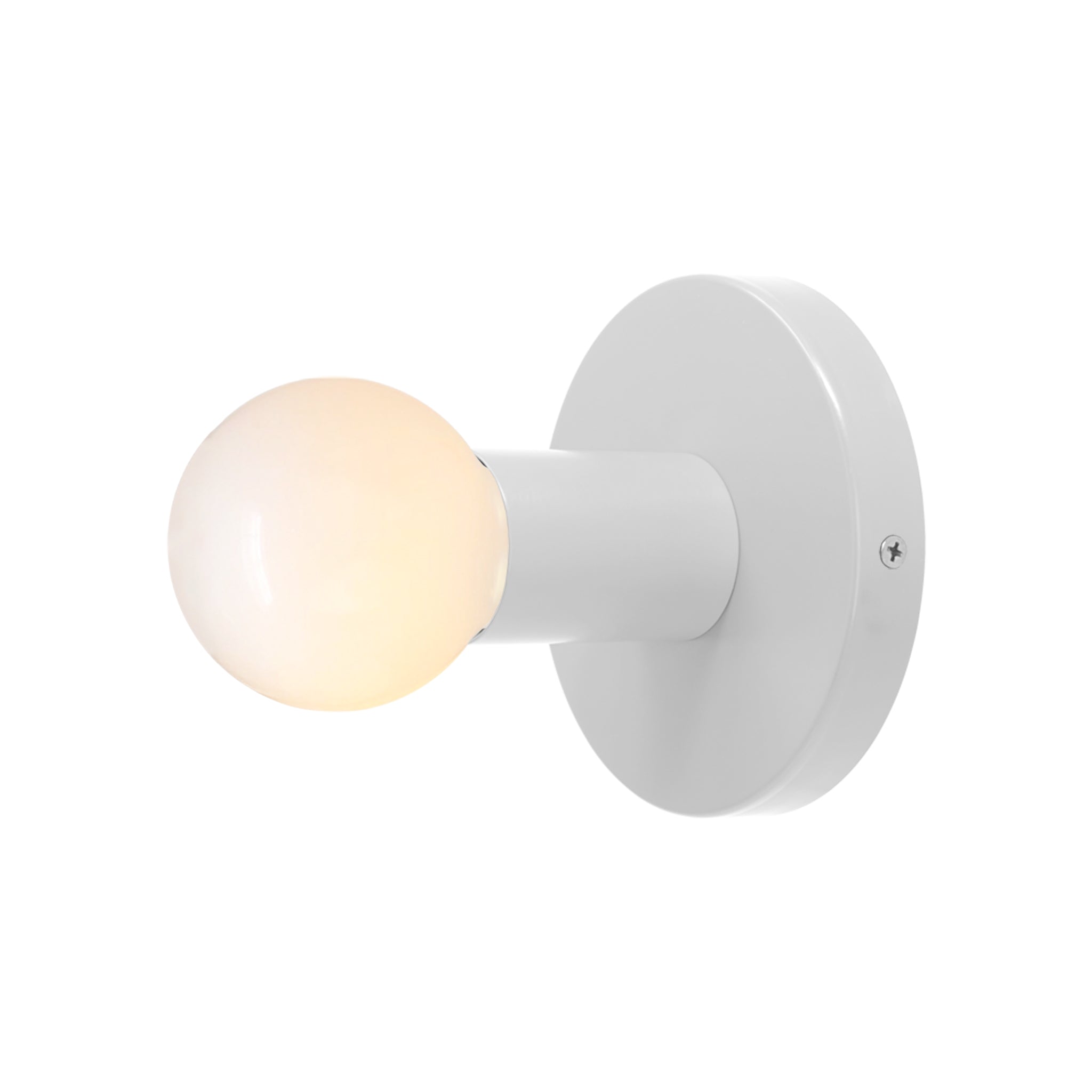 Nickel and chalk color Twink sconce Dutton Brown lighting