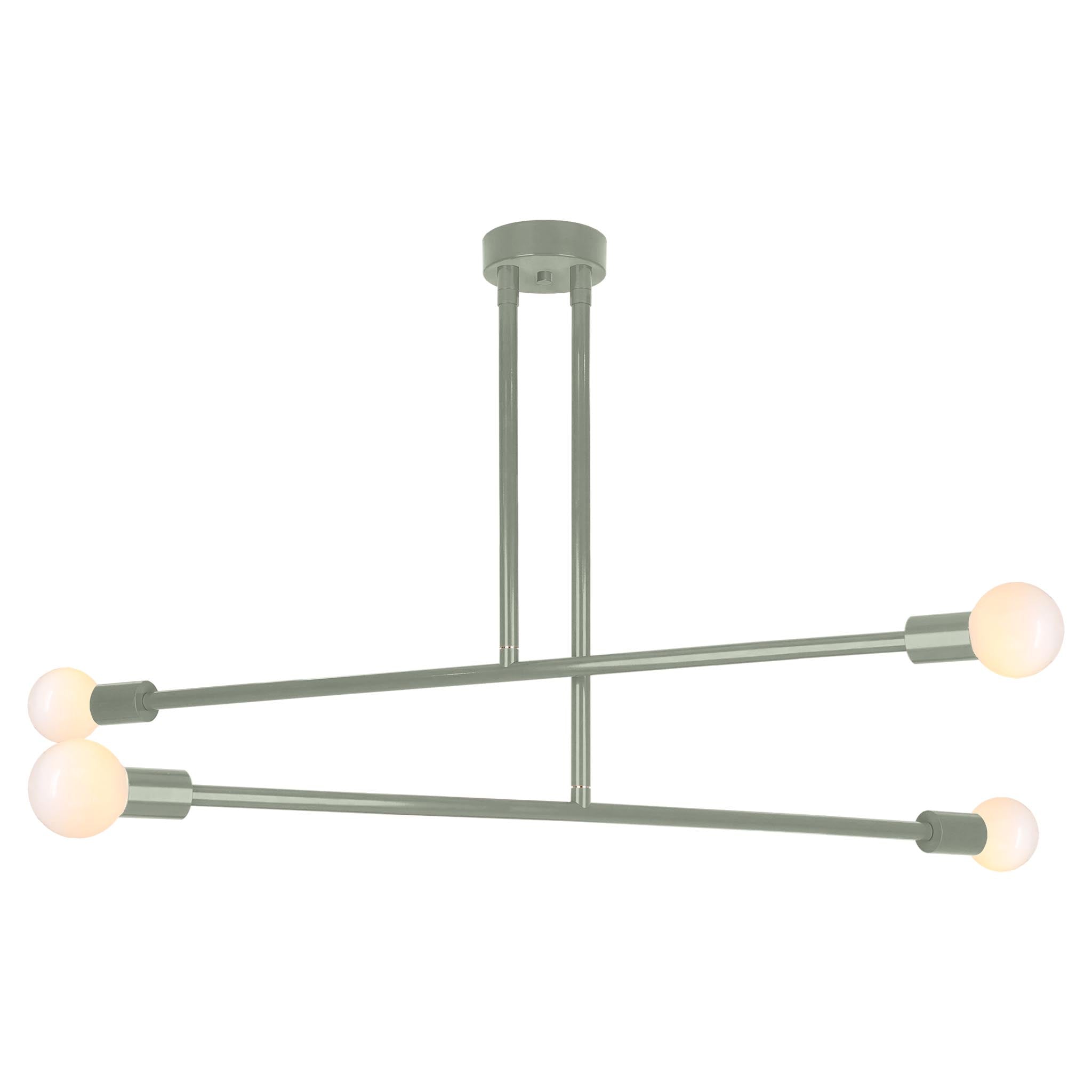 Spa color Captain chandelier 47" Dutton Brown lighting
