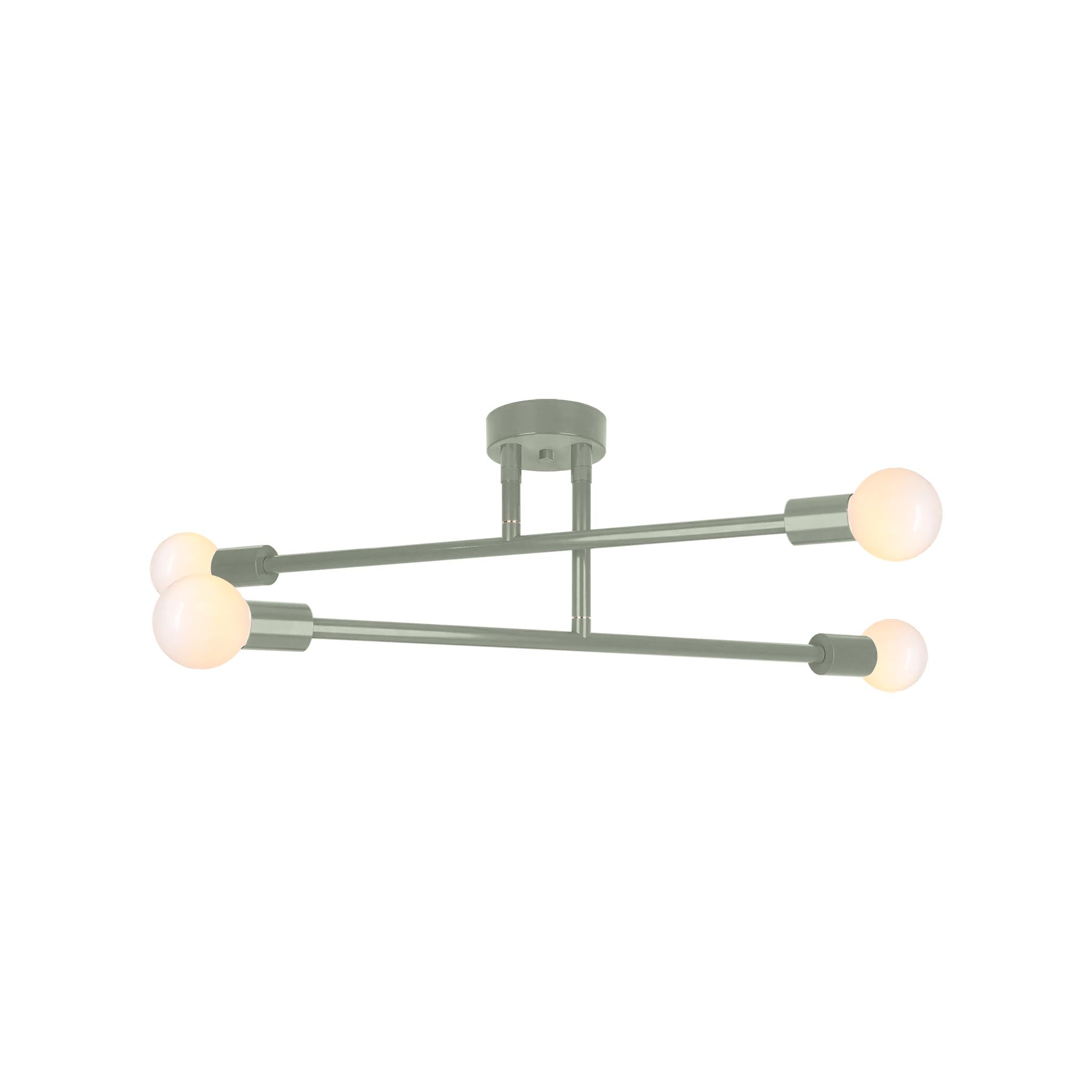 Spa color Captain flush mount 29" Dutton Brown lighting