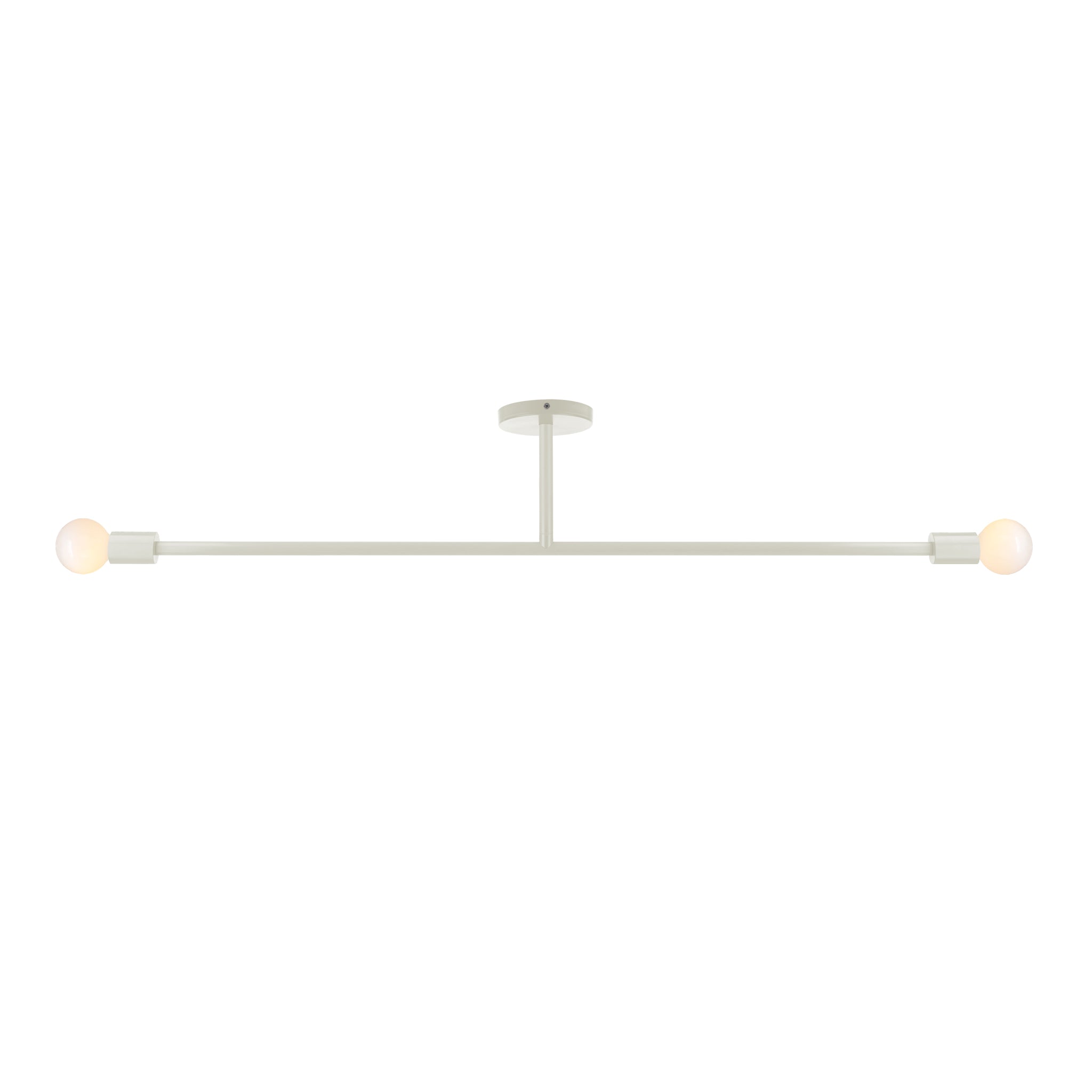 Bone color Pilot flush mount 47" Dutton Brown lighting